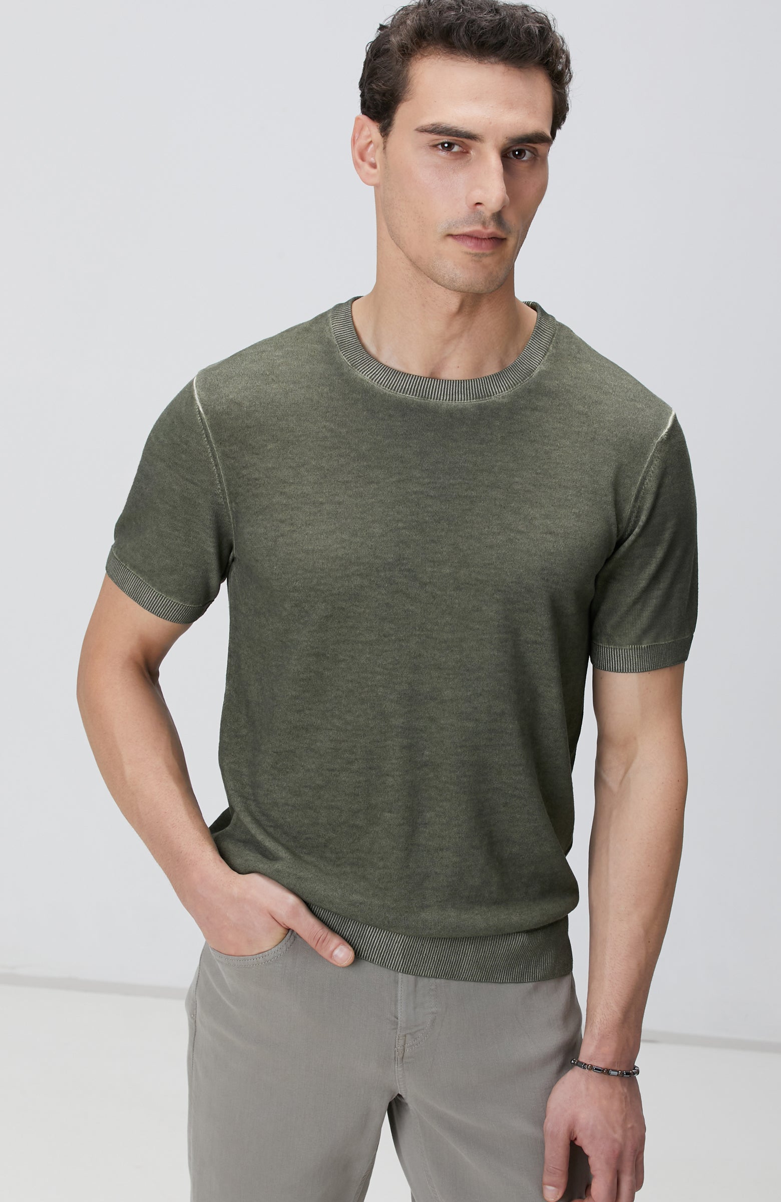 MEN'S Linen Blend Sweater