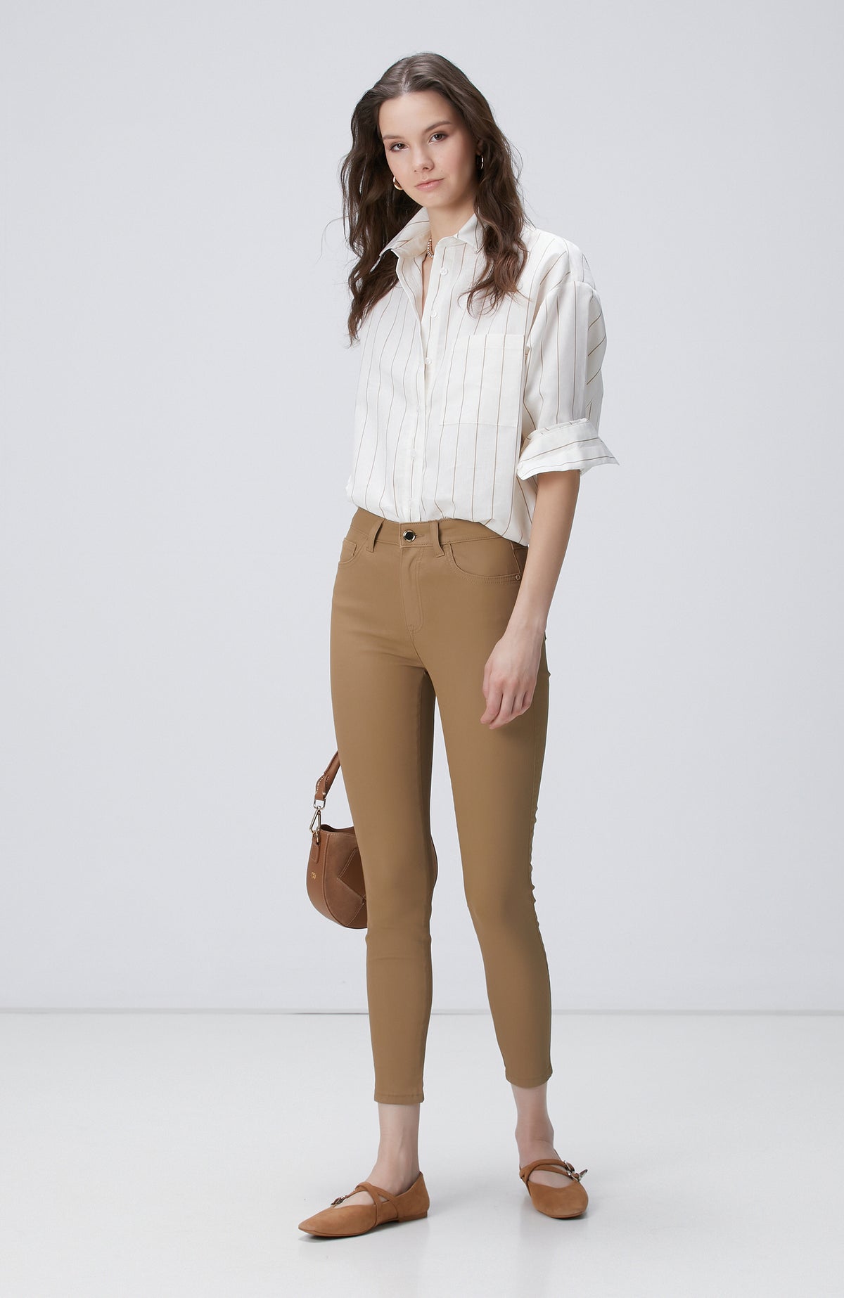 WOMEN'S Camel Denim Pants
