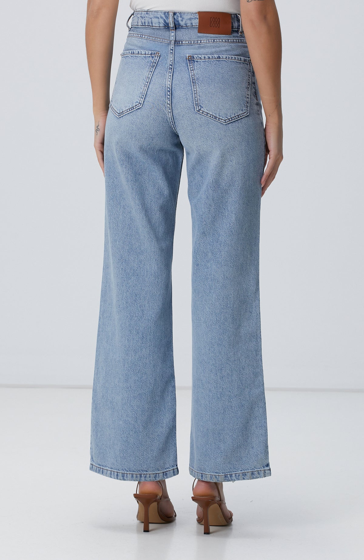 WOMEN'S Light Indigo Blue Denim Pants