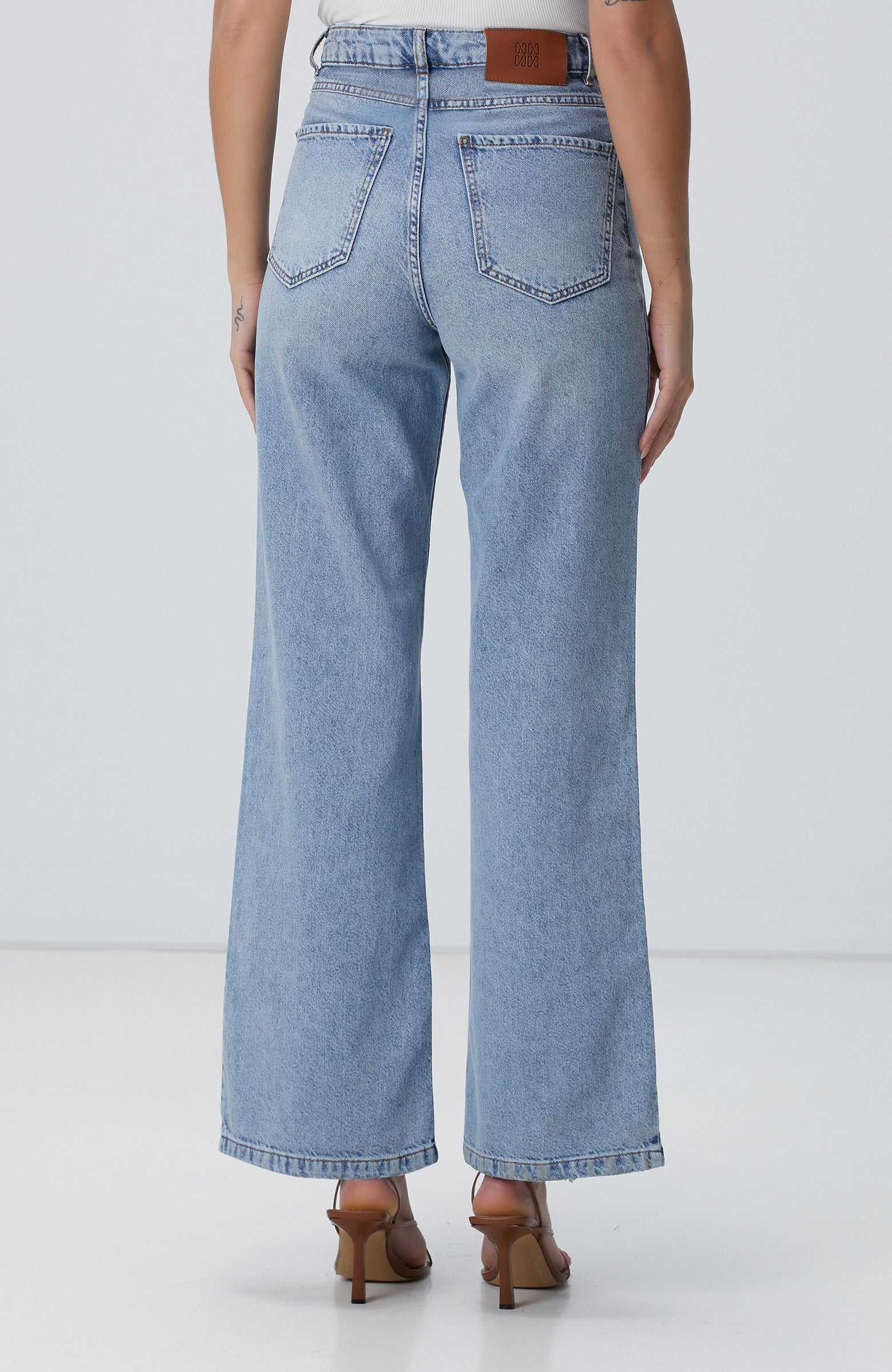 WOMEN'S Light Indigo Blue Denim Pants
