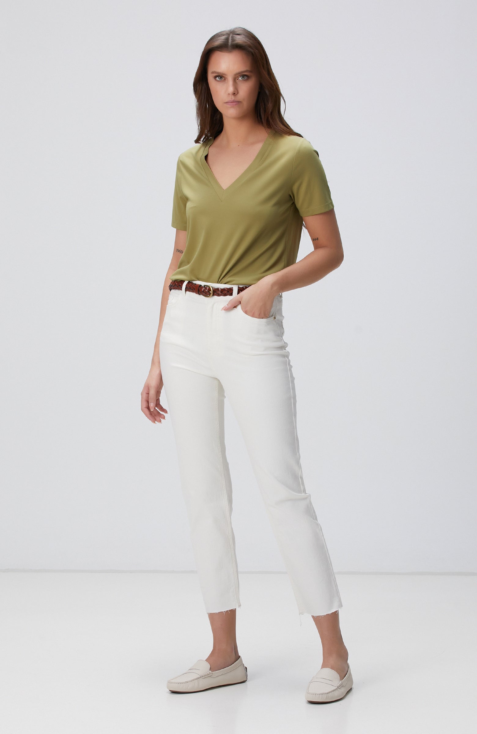 WOMEN'S Off-White Denim Pants