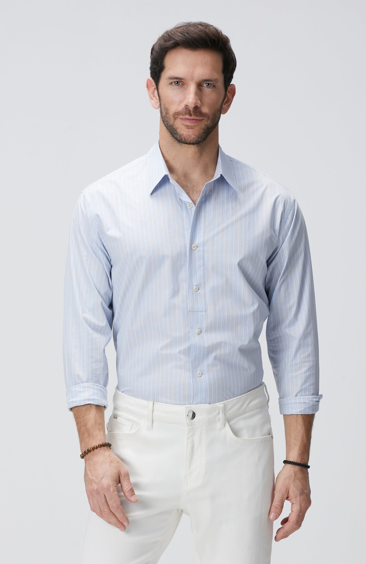 MEN'S Blue Striped Shirt