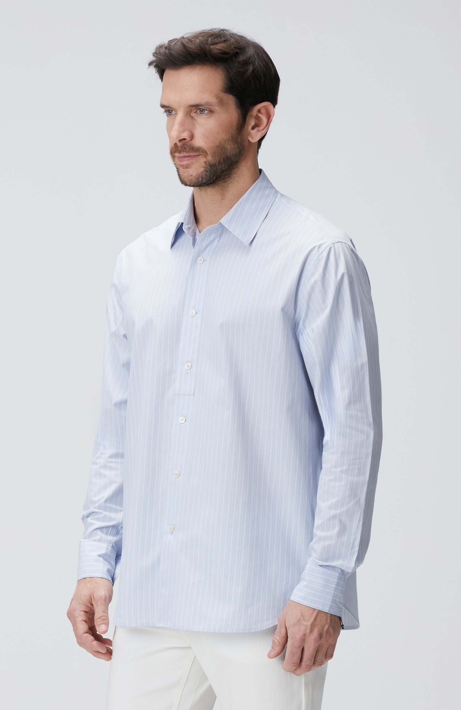 MEN'S Blue Striped Shirt