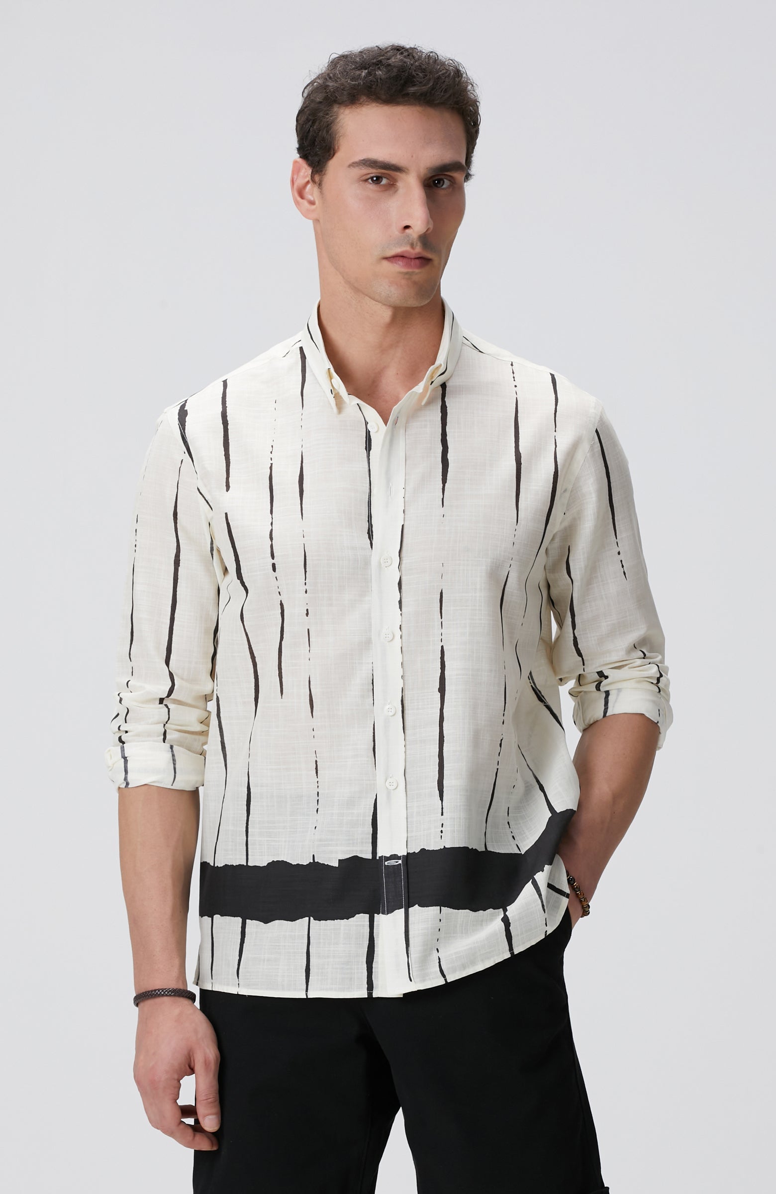 MEN'S Off-White Printed Shirt