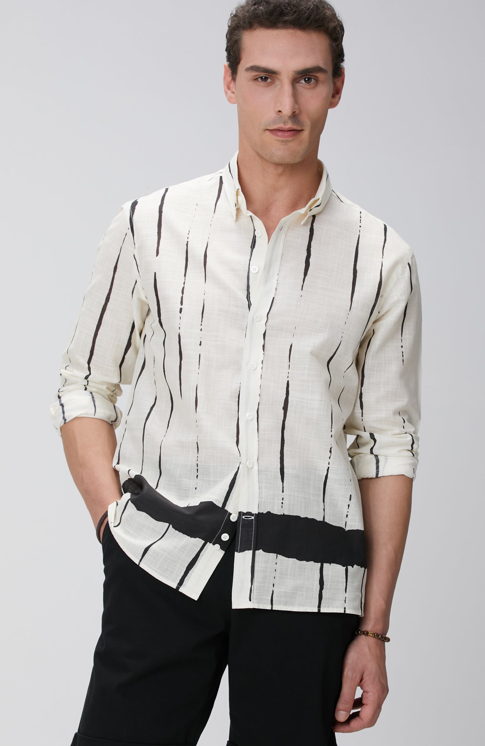 MEN'S Off-White Printed Shirt