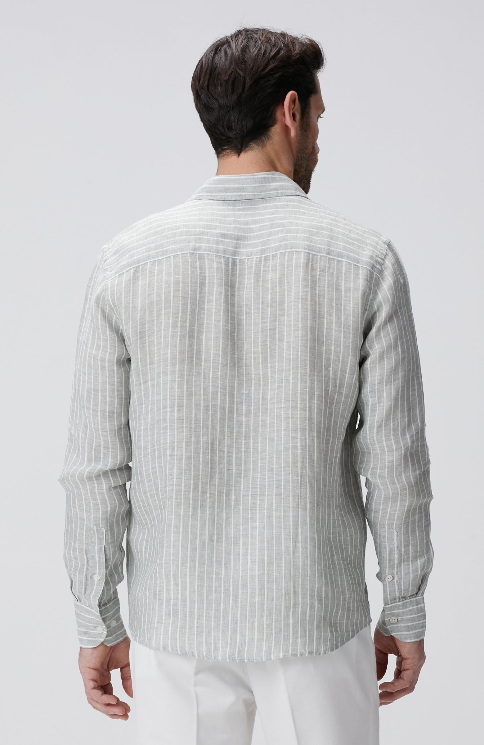 MEN'S Light Green Linen Shirt