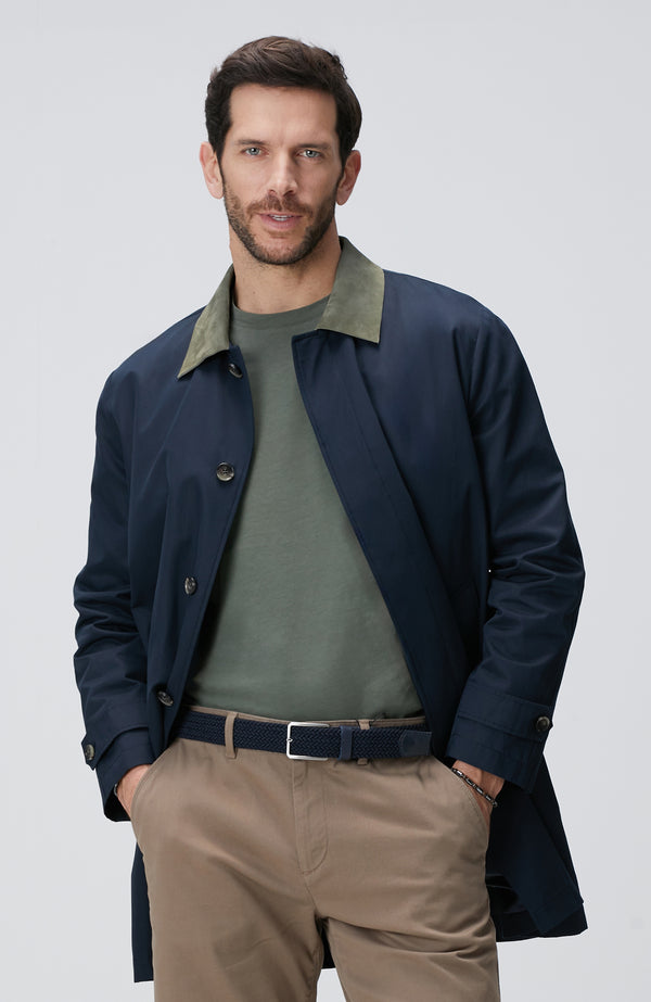 MEN'S Navy Blue Overcoat