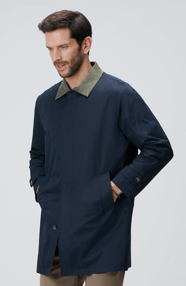 MEN'S Navy Blue Overcoat