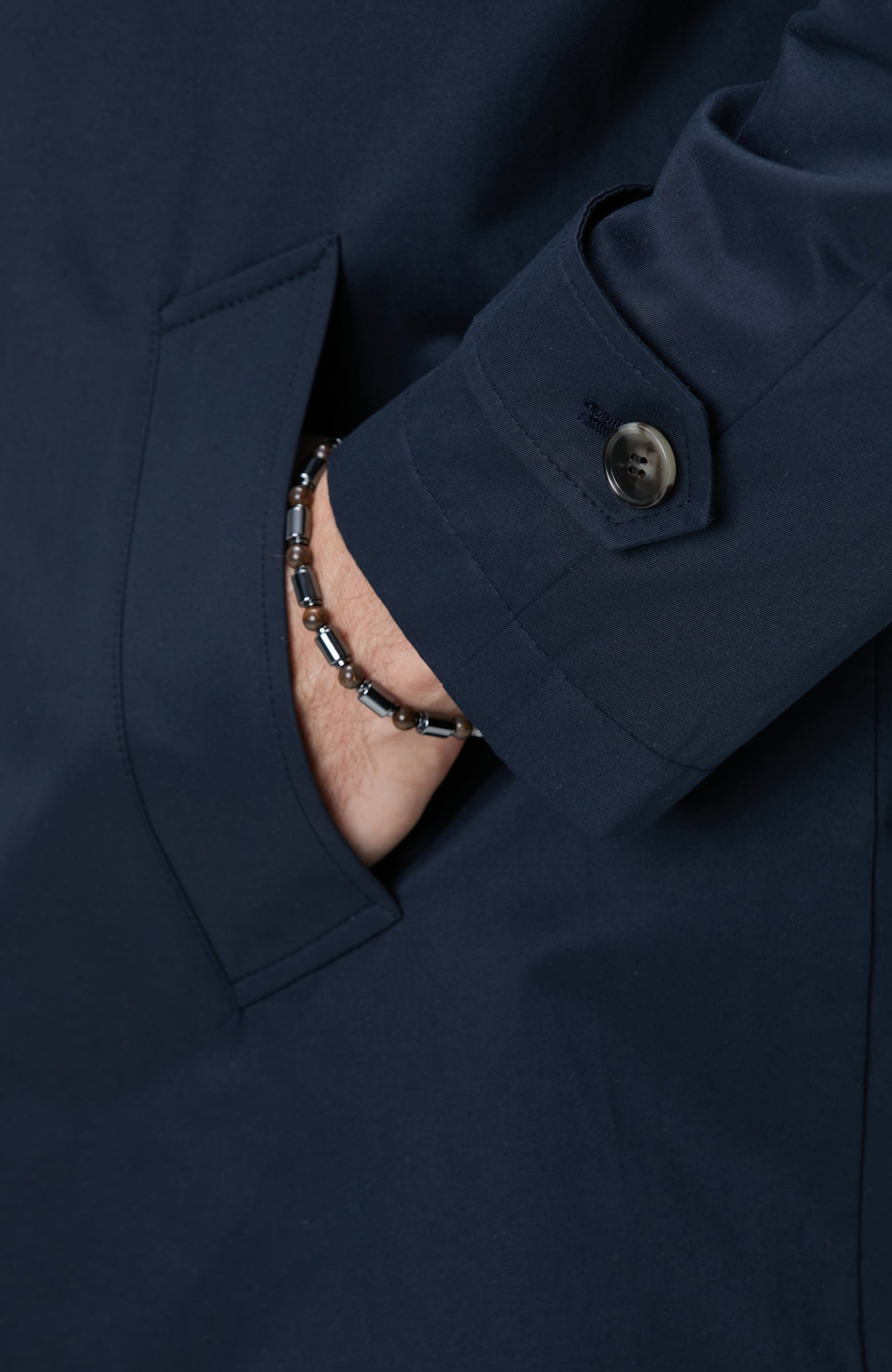 MEN'S Navy Blue Overcoat