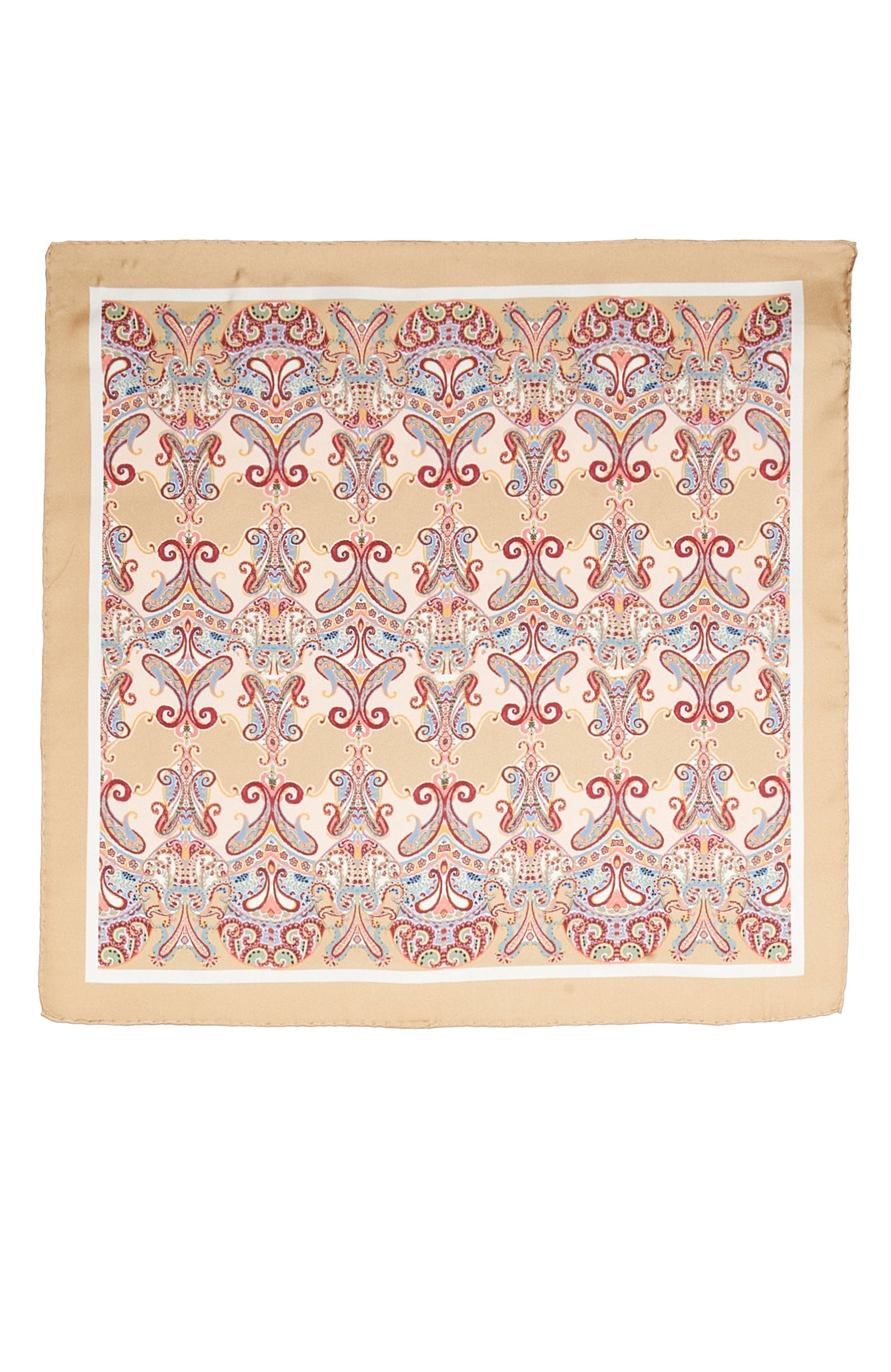 WOMEN'S Colorful Patterned Women's Twill Silk Scarf