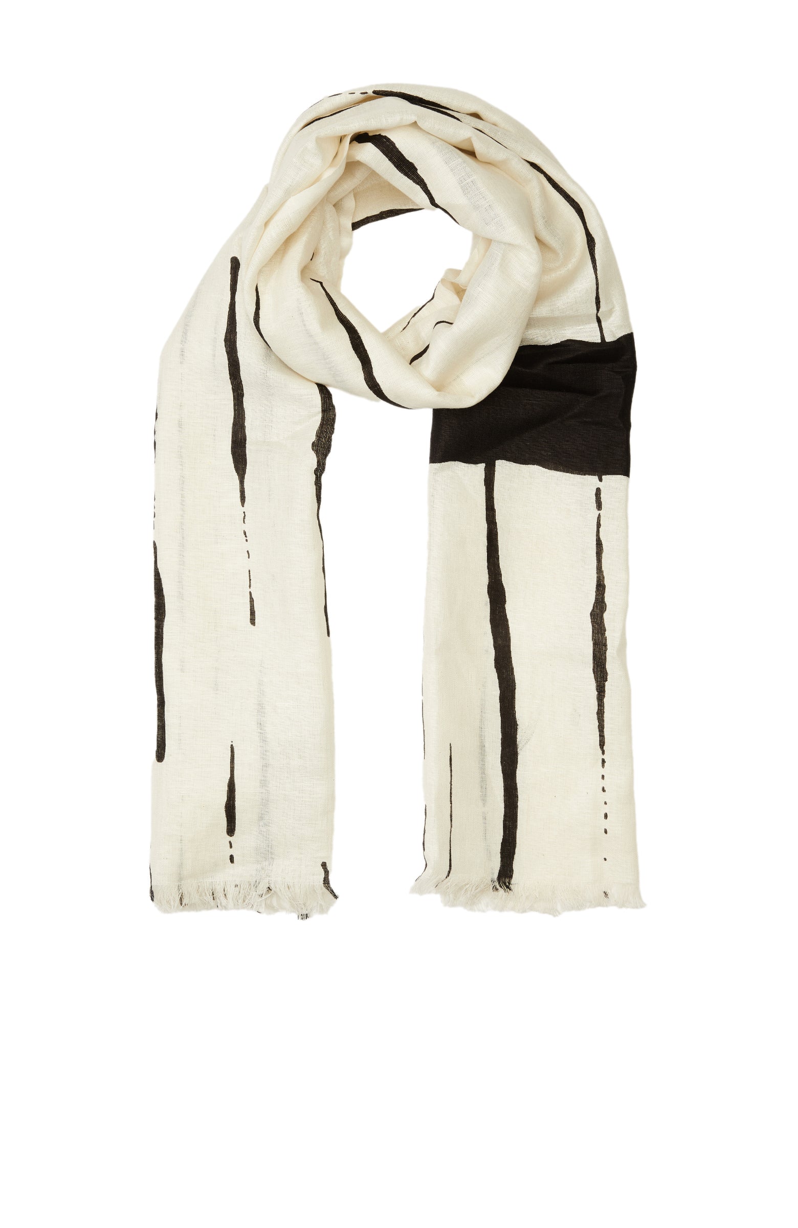 Linen Blend Unisex Shawl
