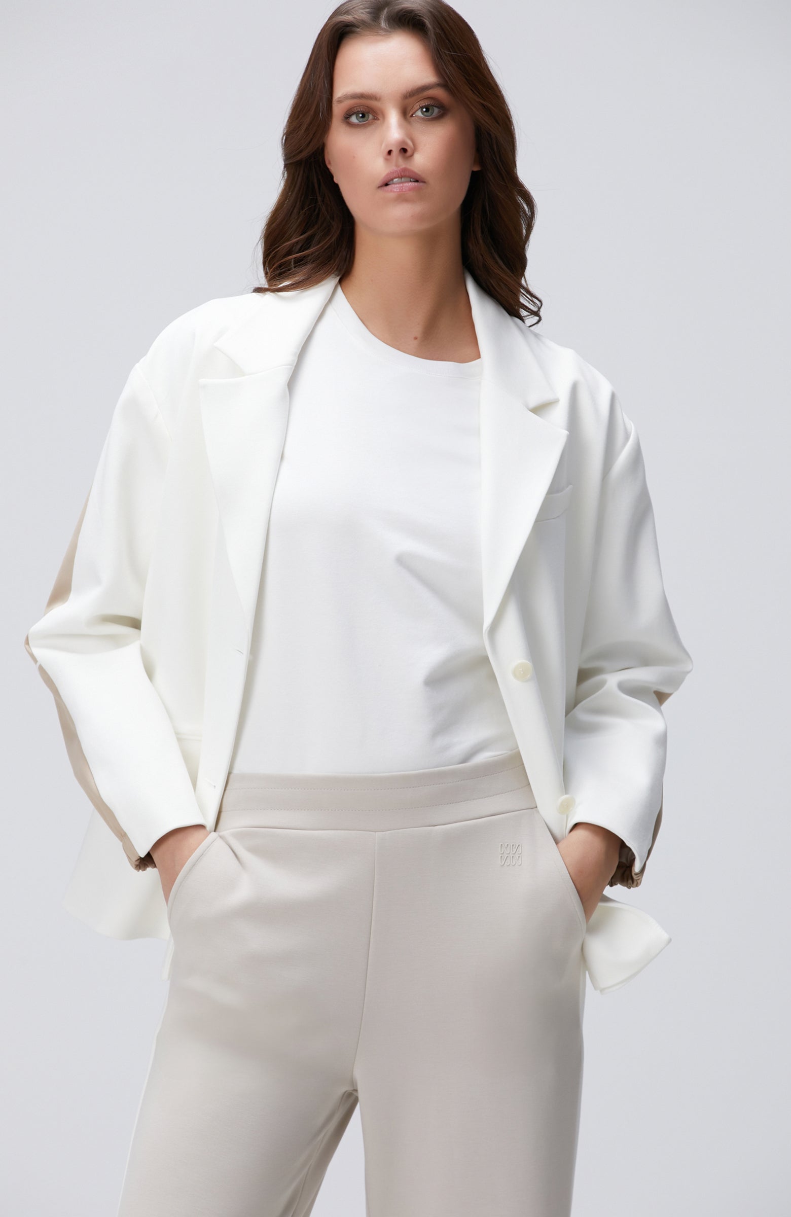 WOMEN'S White N-Tech Jacket