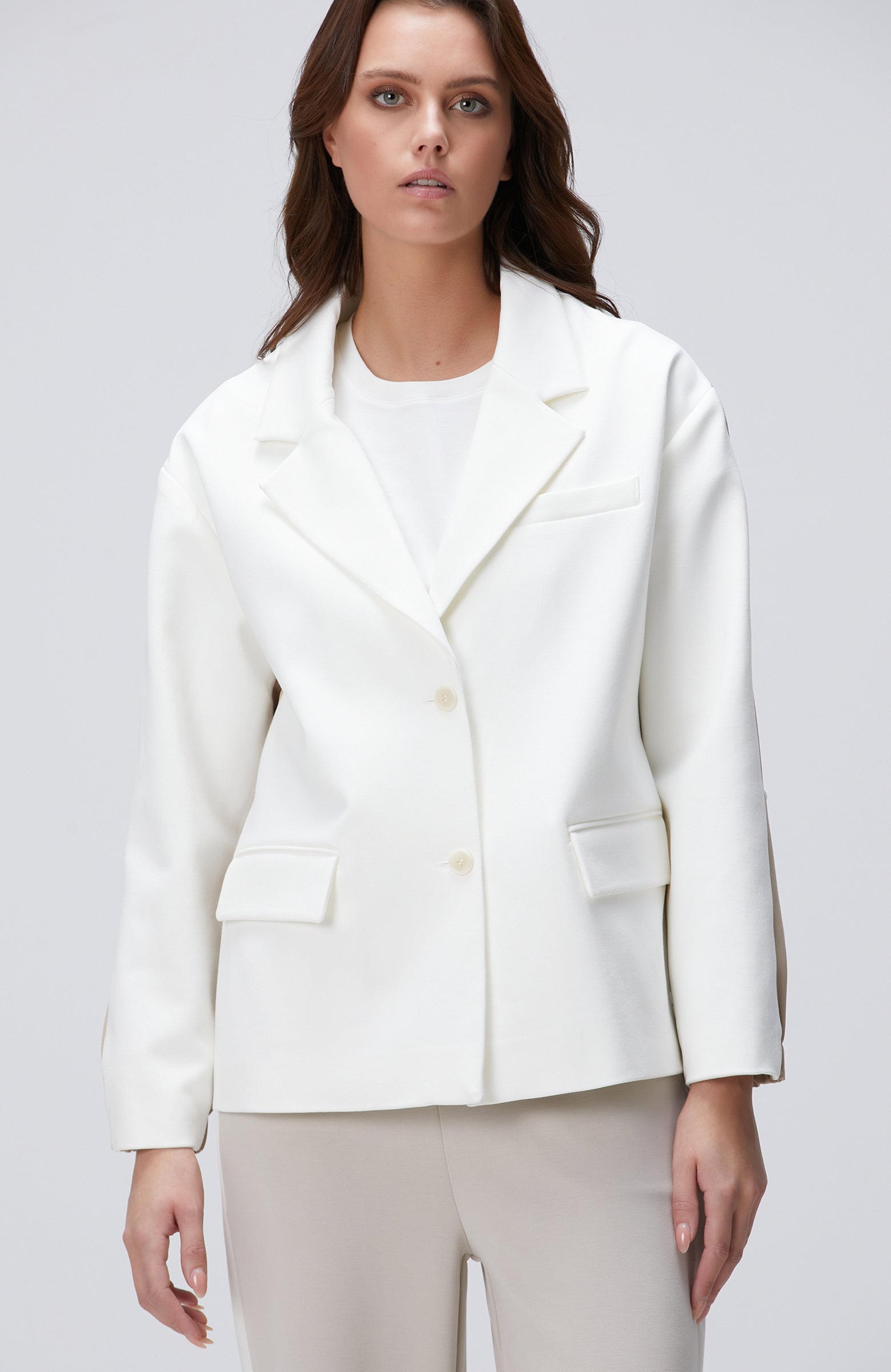 WOMEN'S White N-Tech Jacket