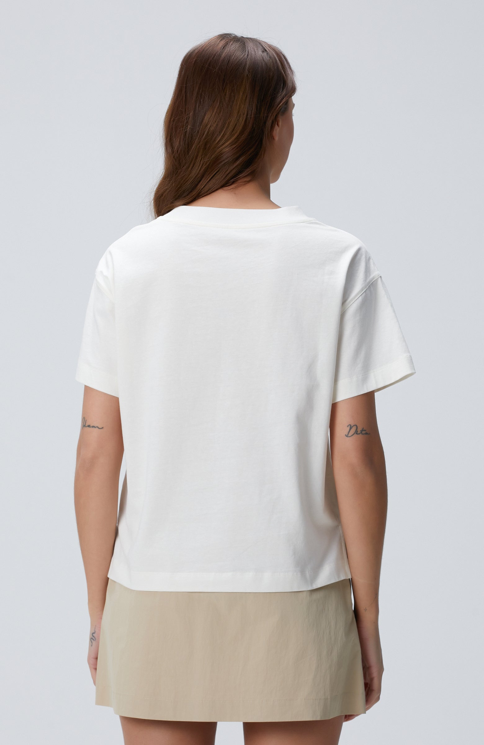 WOMEN'S N-Tech Off-White T-shirt