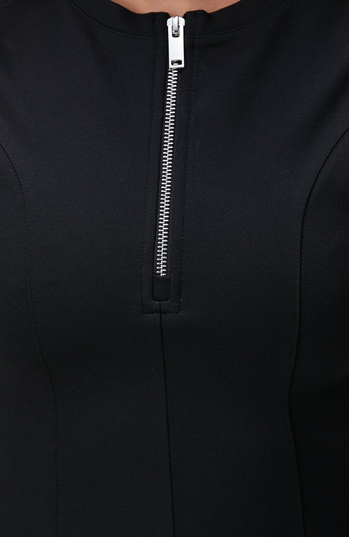 WOMEN'S N-Tech Black Mini Knitted Dress