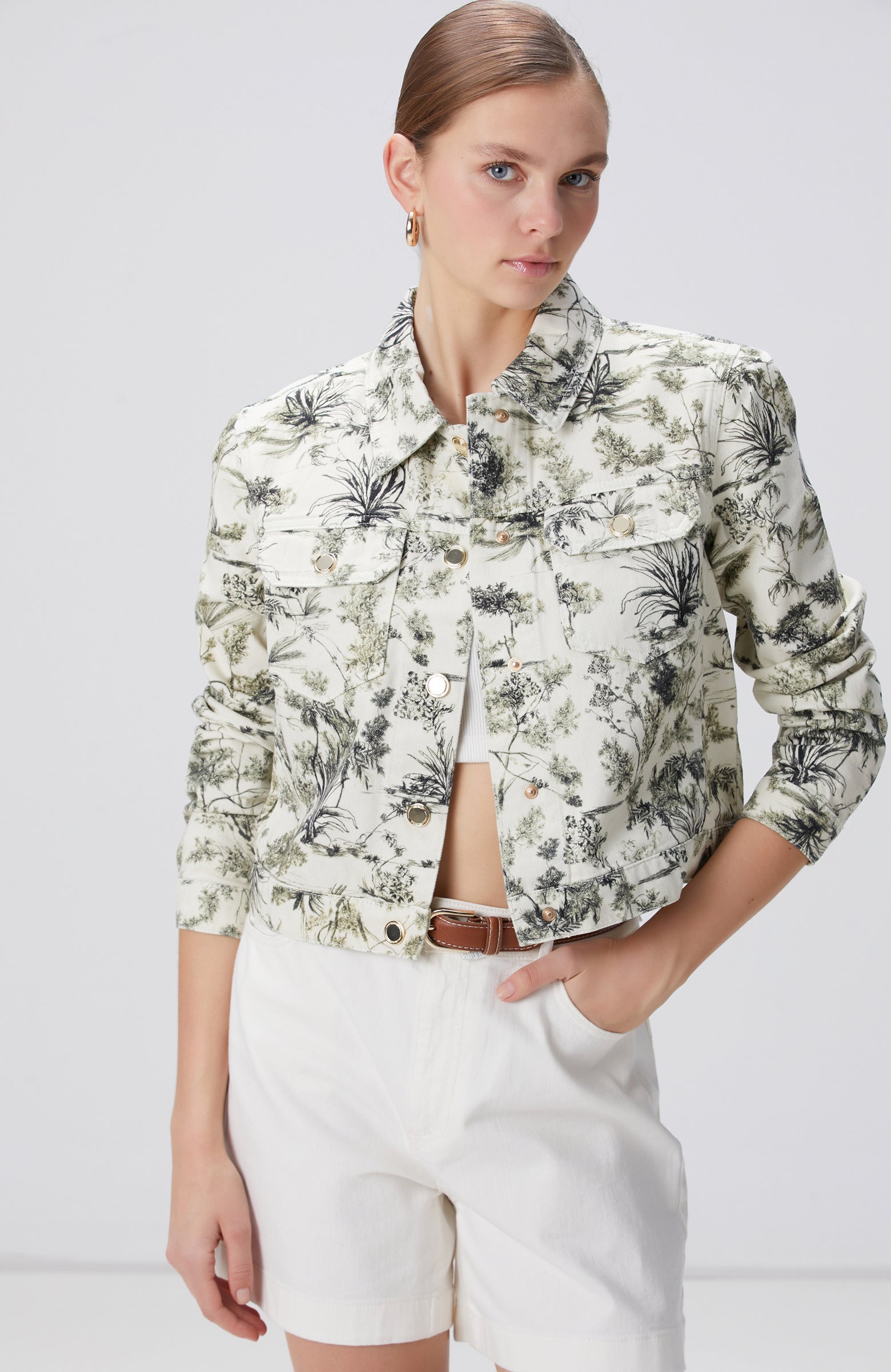 WOMEN'S Off-White Denim Coat