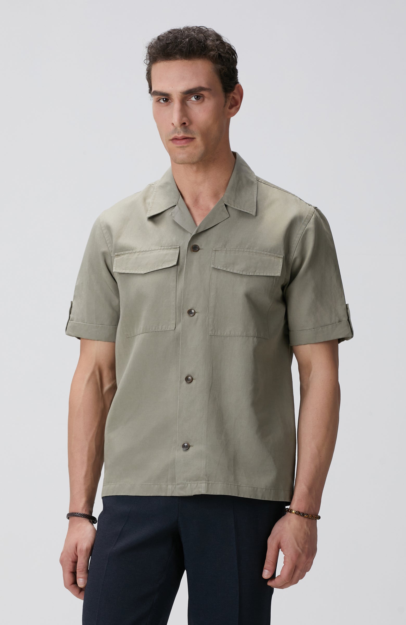 MEN'S Linen Blend Shirt