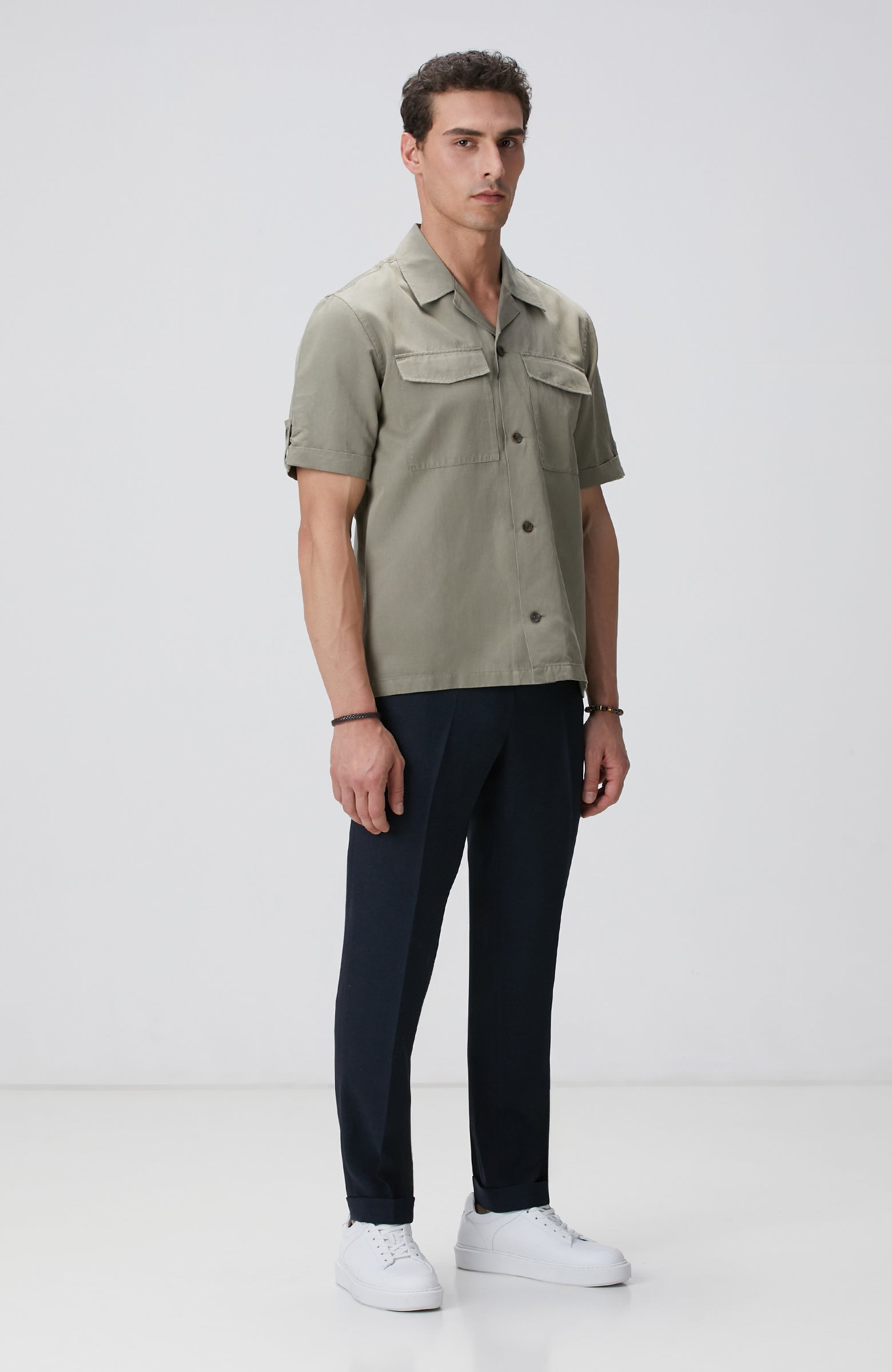 MEN'S Linen Blend Shirt