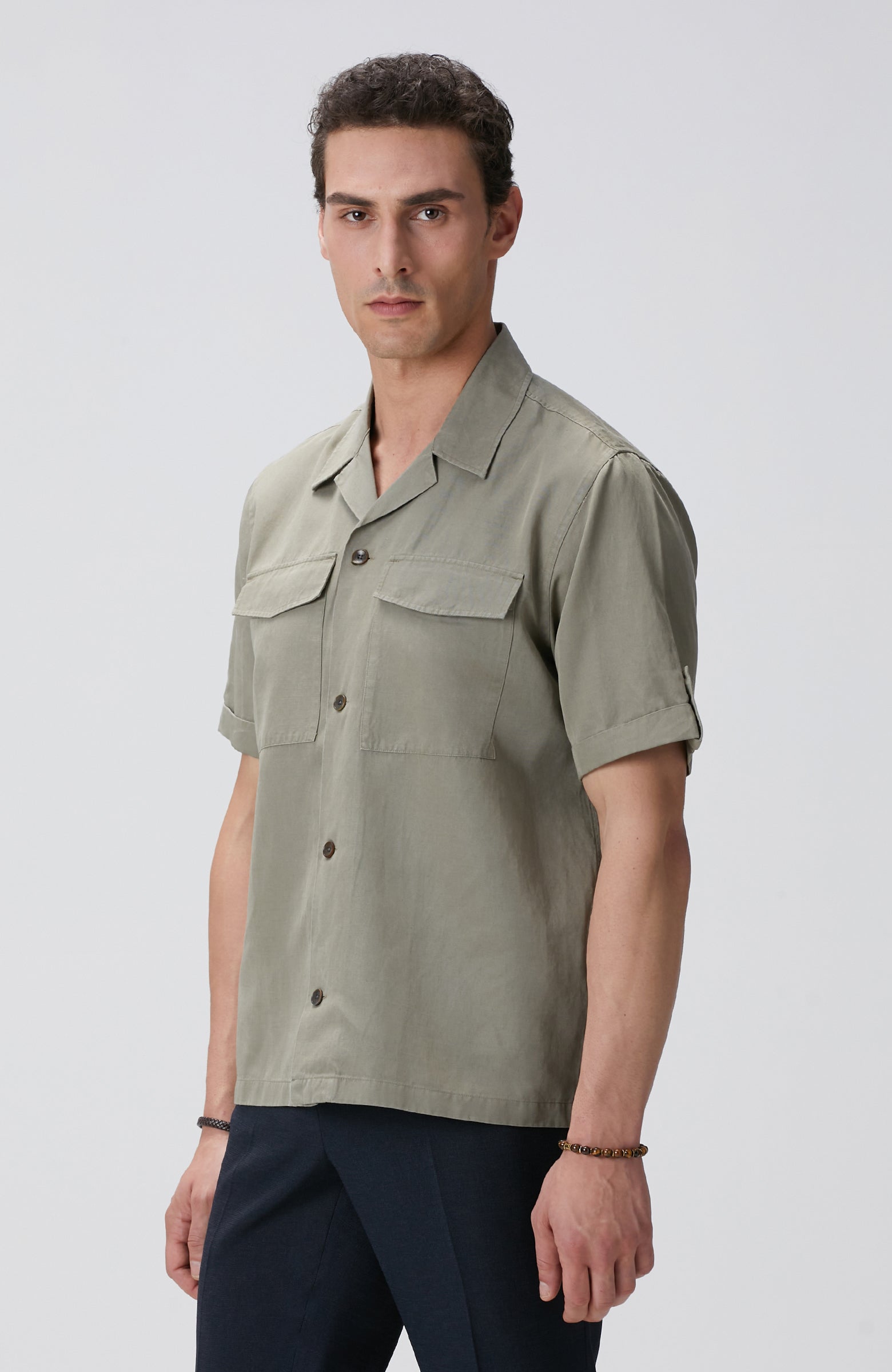 MEN'S Linen Blend Shirt
