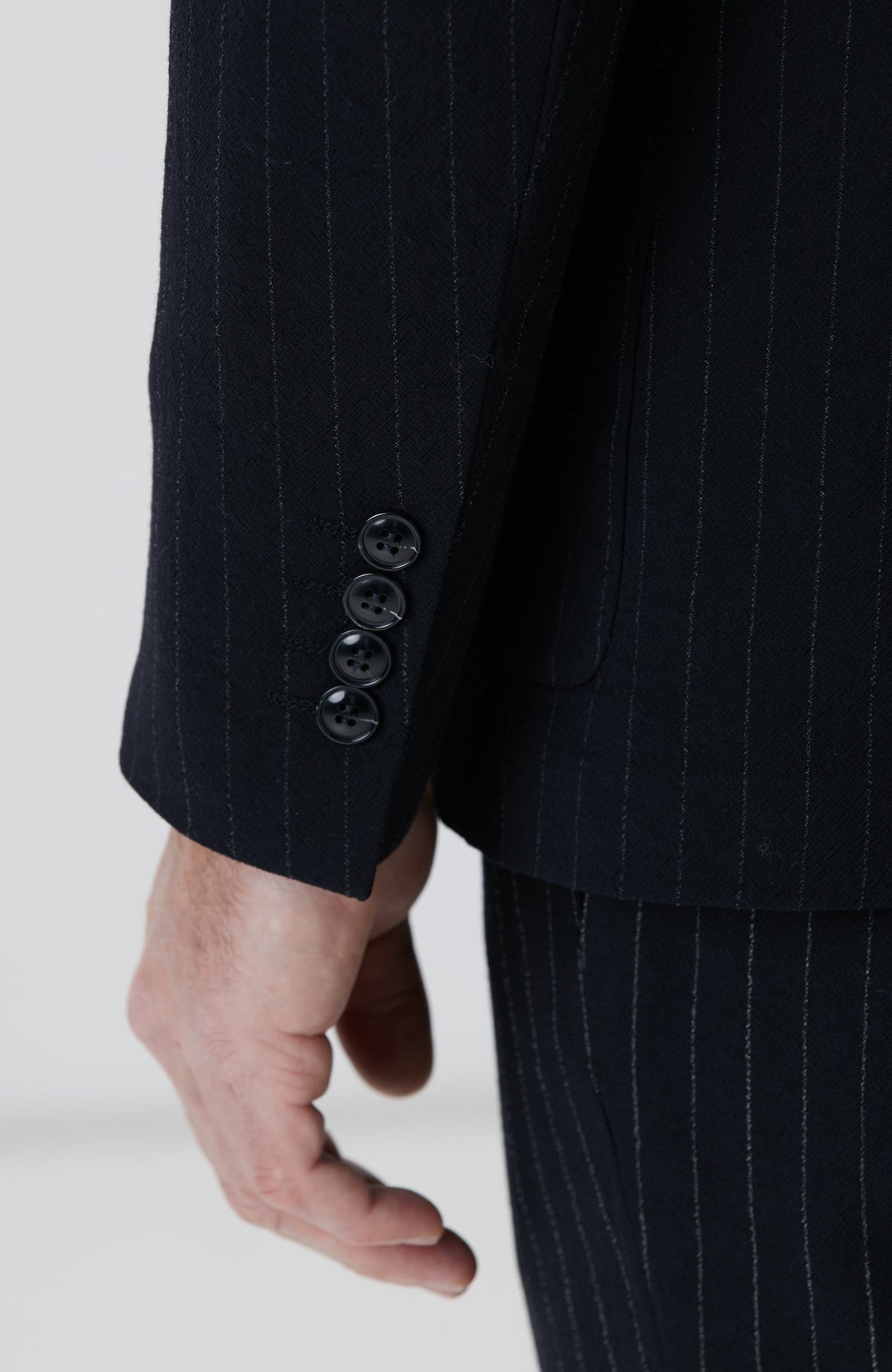 MEN'S Striped Wool Blend Suit