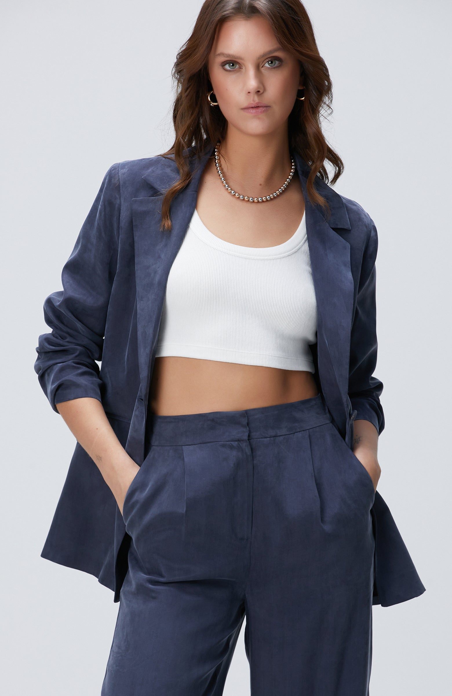WOMEN'S Navy Blue Jacket