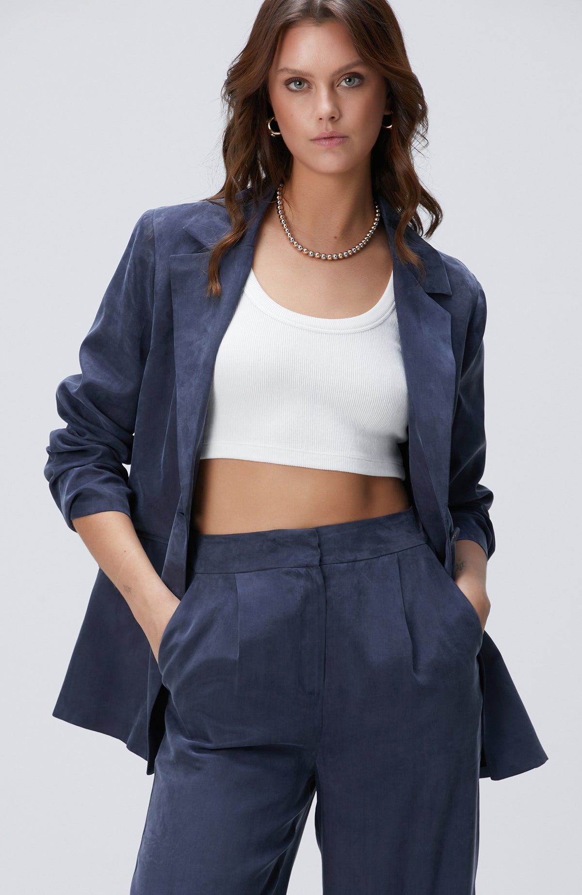 WOMEN'S Navy Blue Jacket