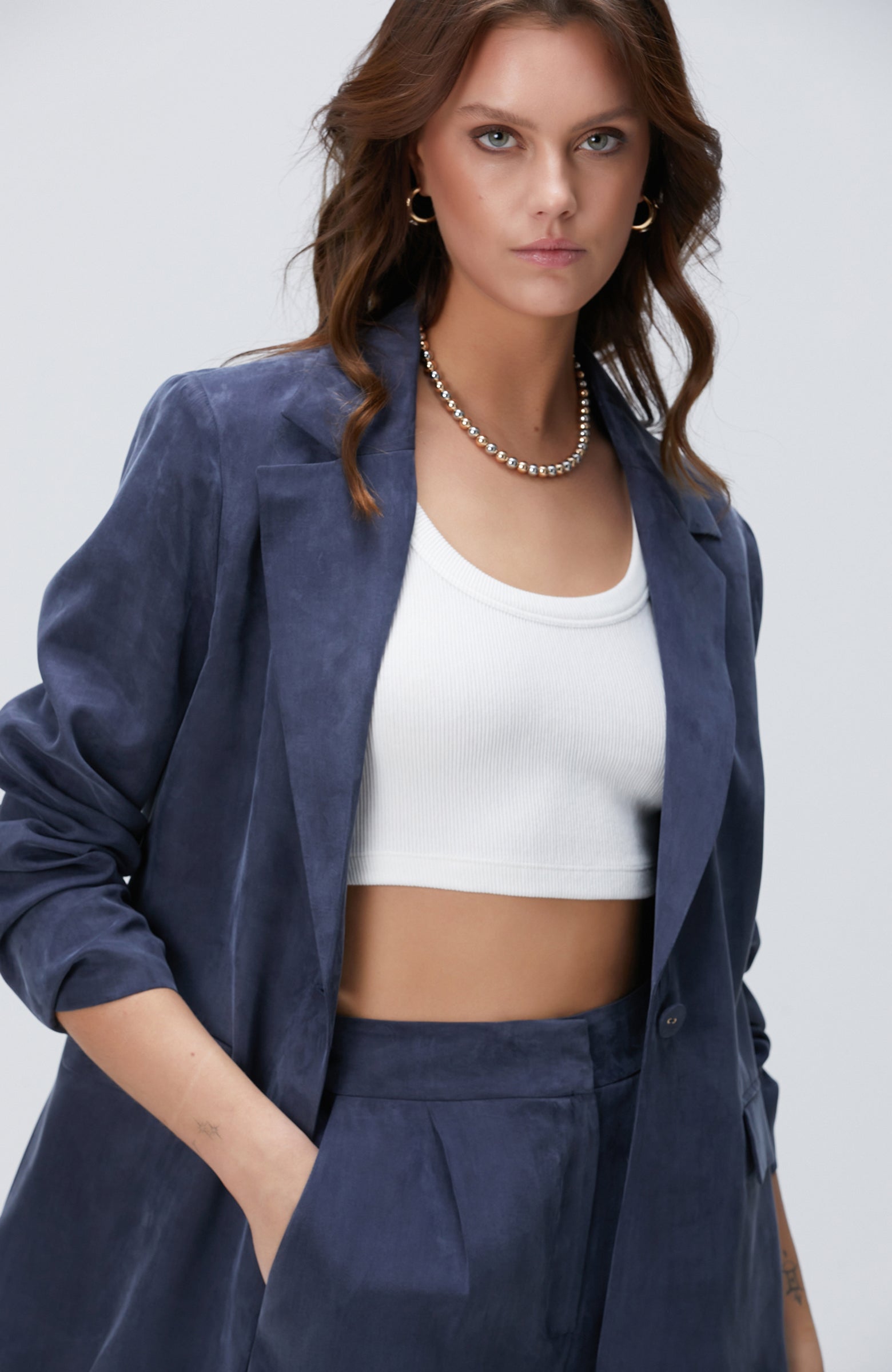 WOMEN'S Navy Blue Jacket