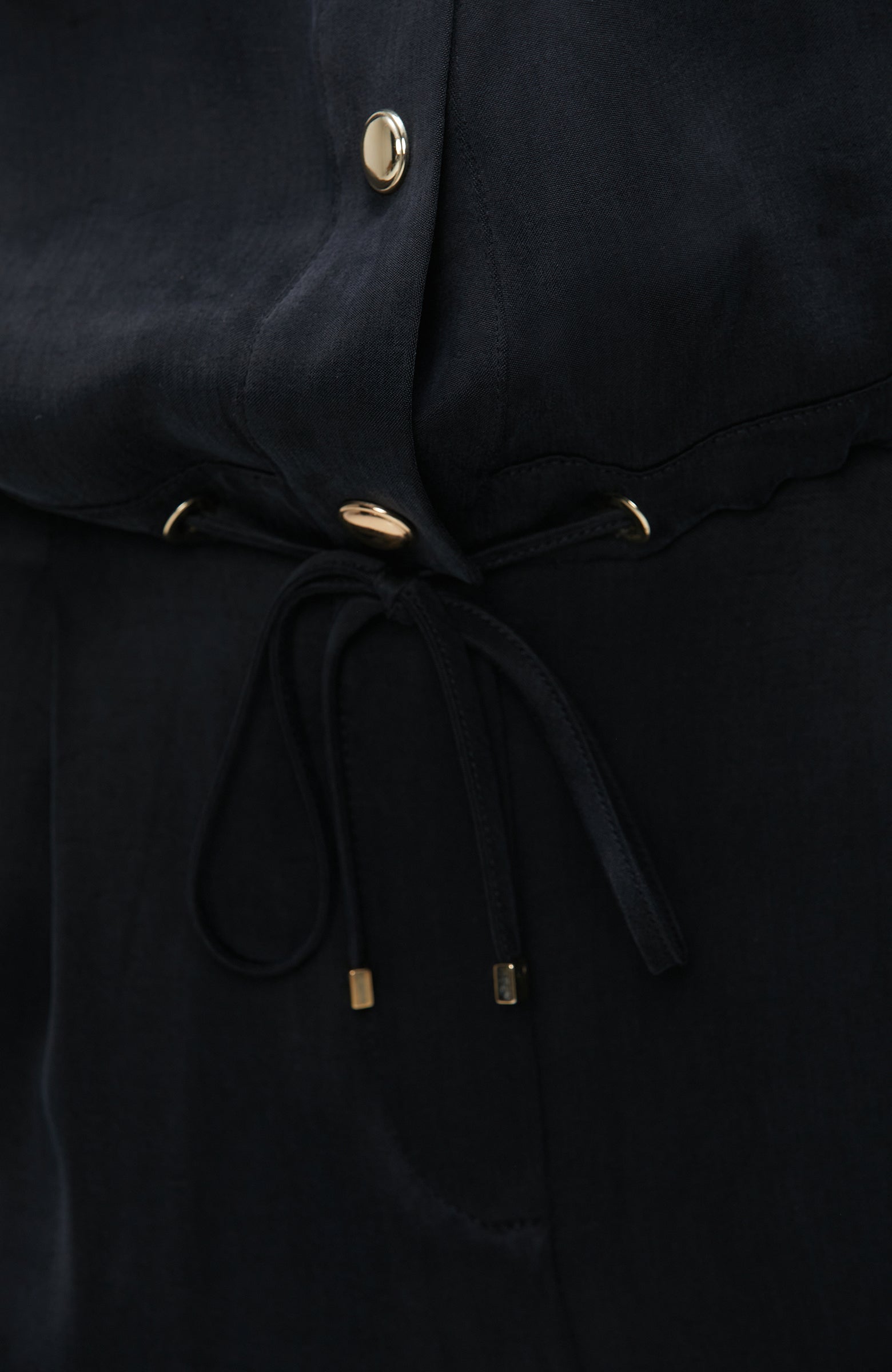 WOMEN'S Black Cupro Shirt