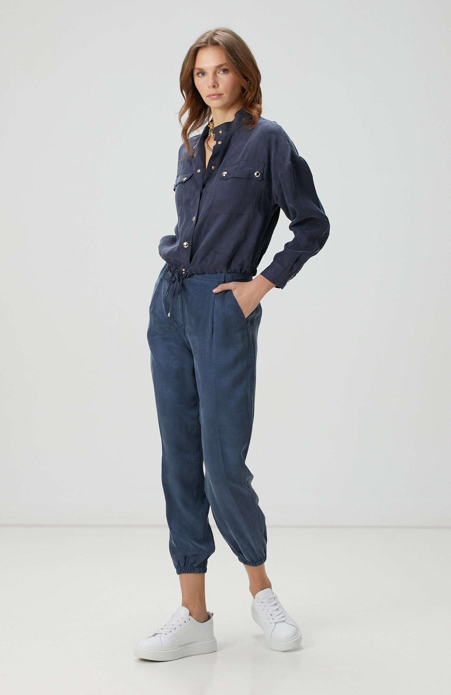 WOMEN'S Navy Blue Shirt