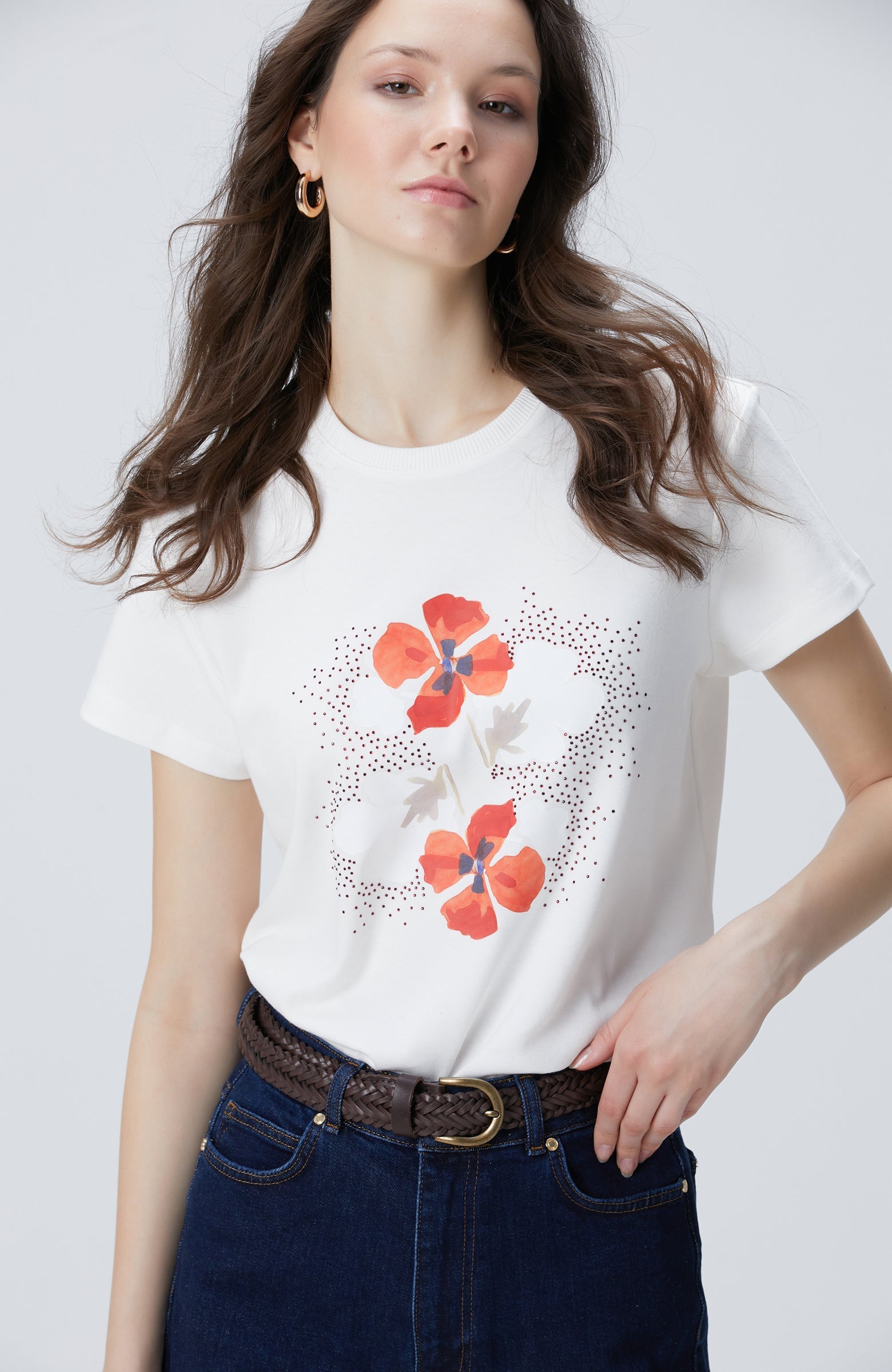 WOMEN'S Off-White Printed T-Shirt