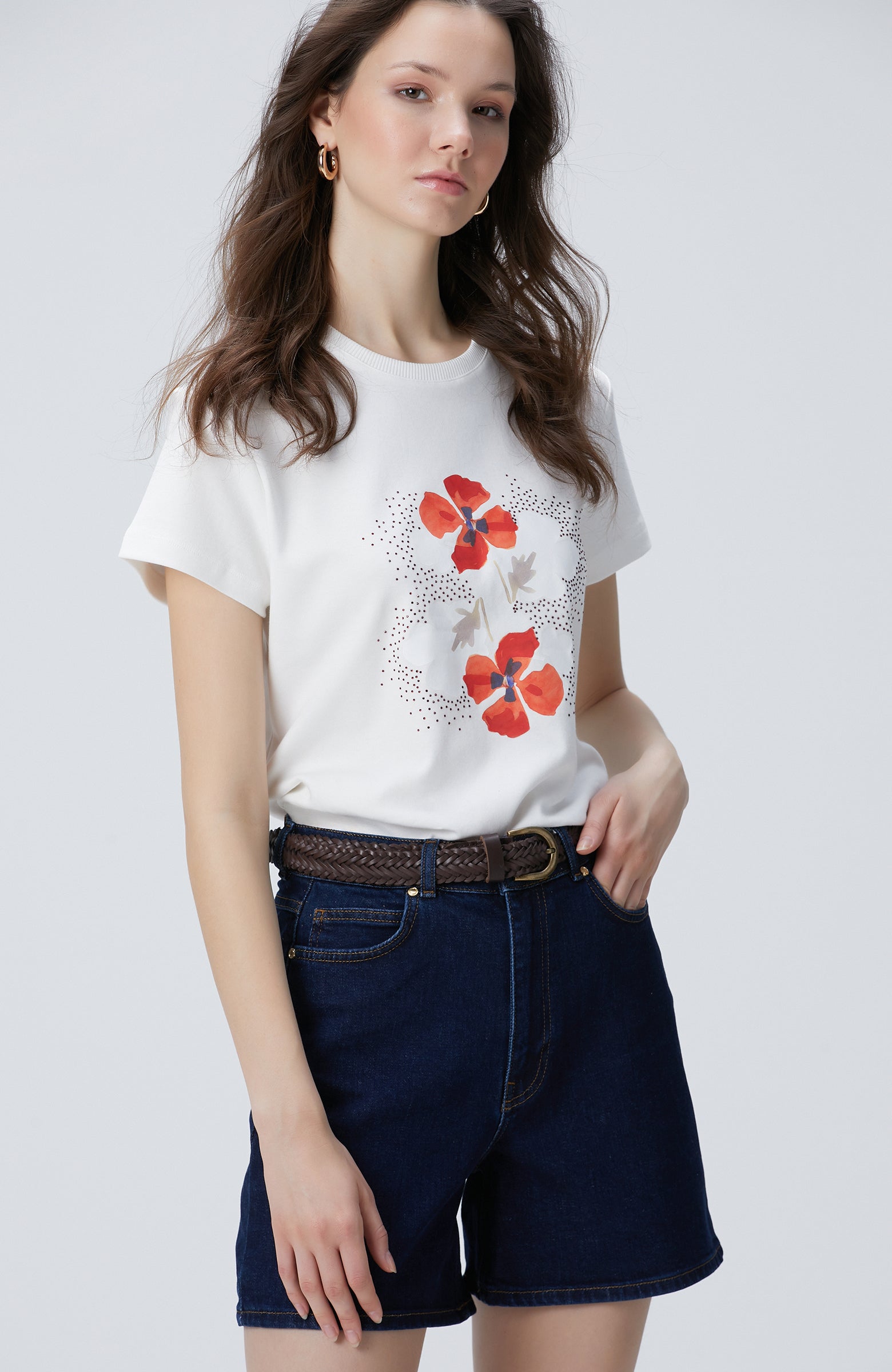 WOMEN'S Off-White Printed T-Shirt