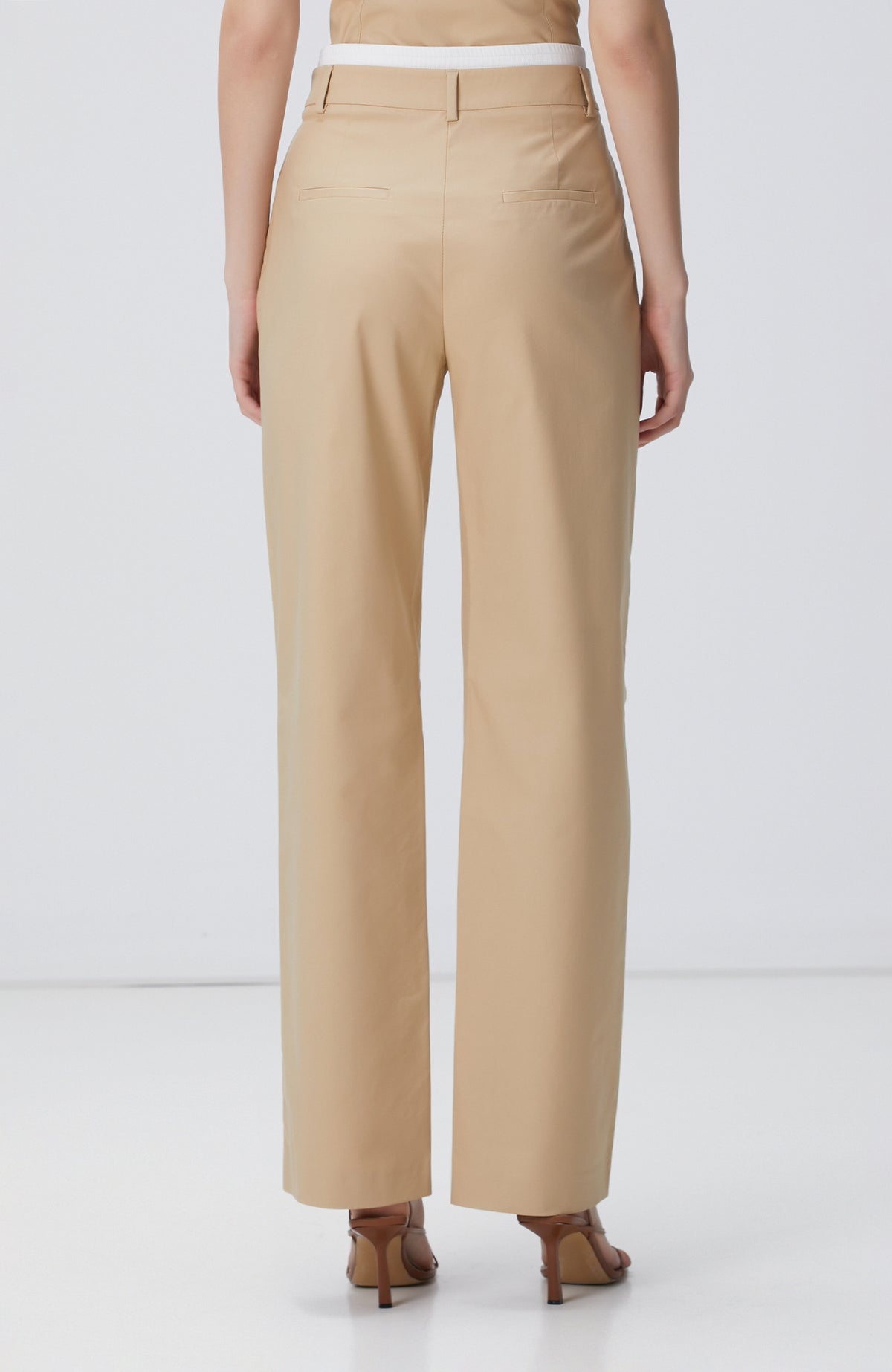 WOMEN'S Beige Trousers