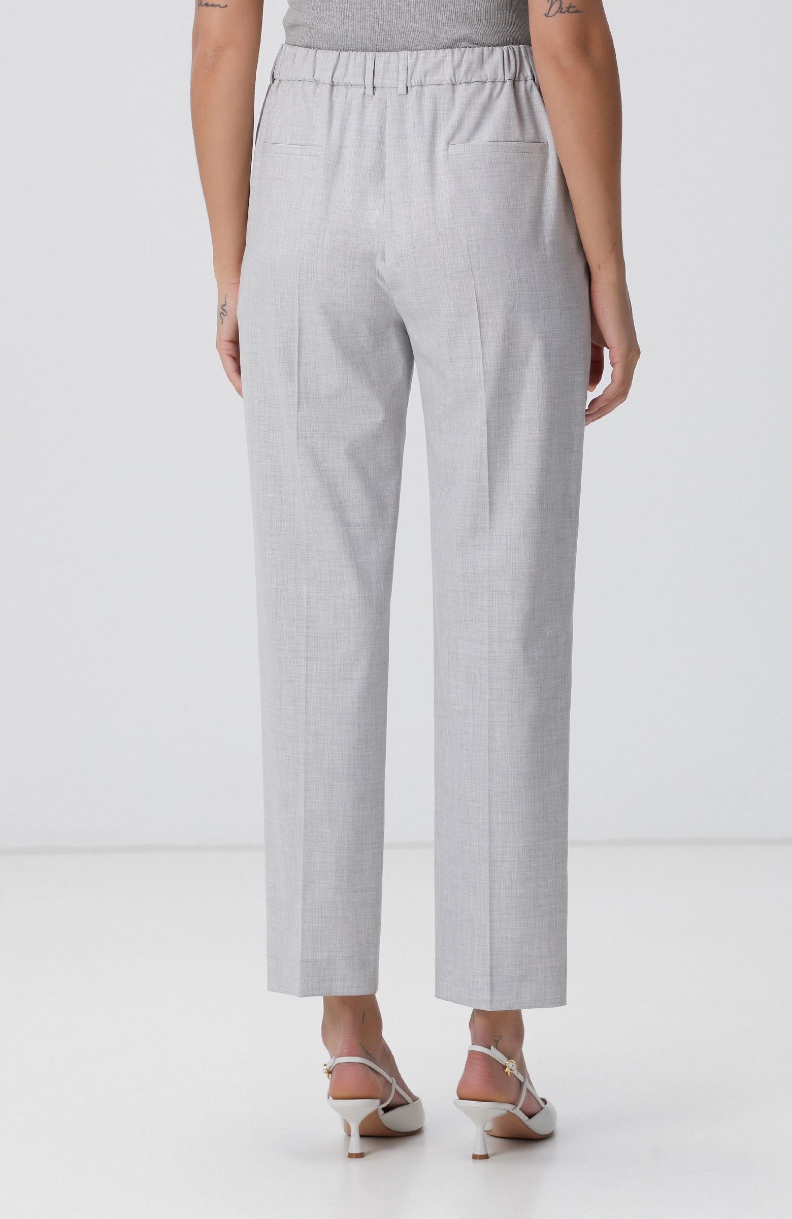 WOMEN'S Light Grey Trousers
