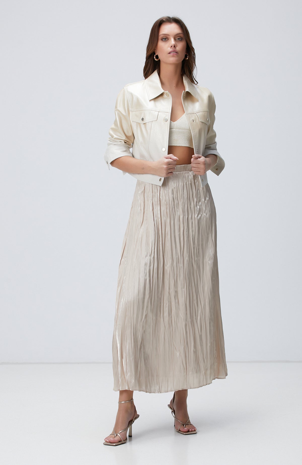 WOMEN'S Gradient Leather Jacket