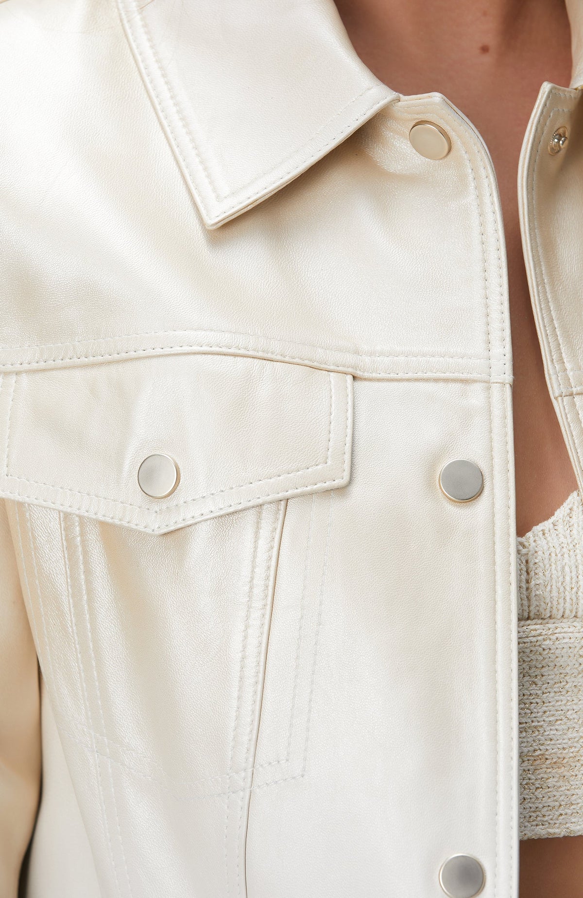 WOMEN'S Gradient Leather Jacket