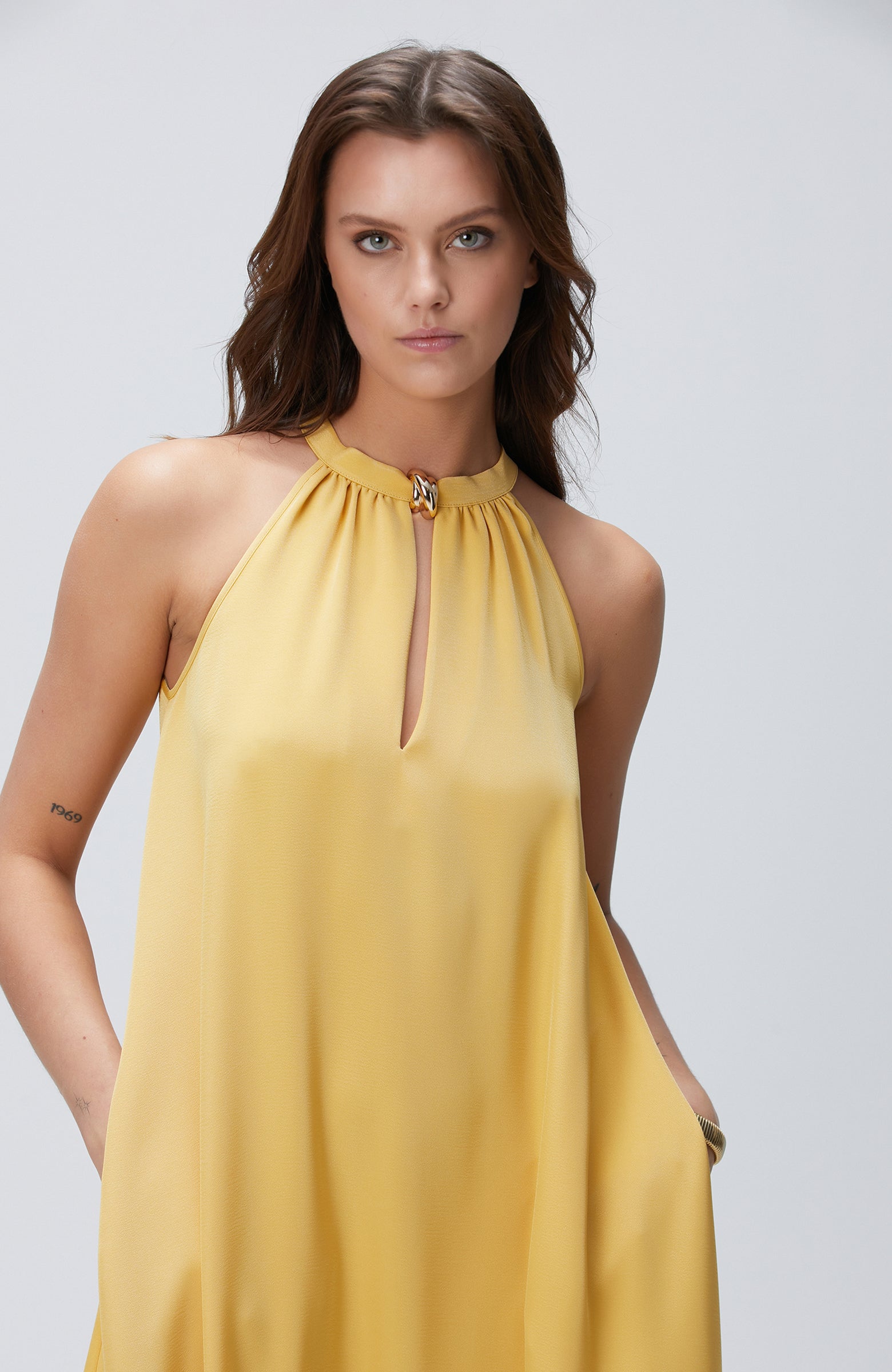 WOMEN'S Limited Yellow Dress