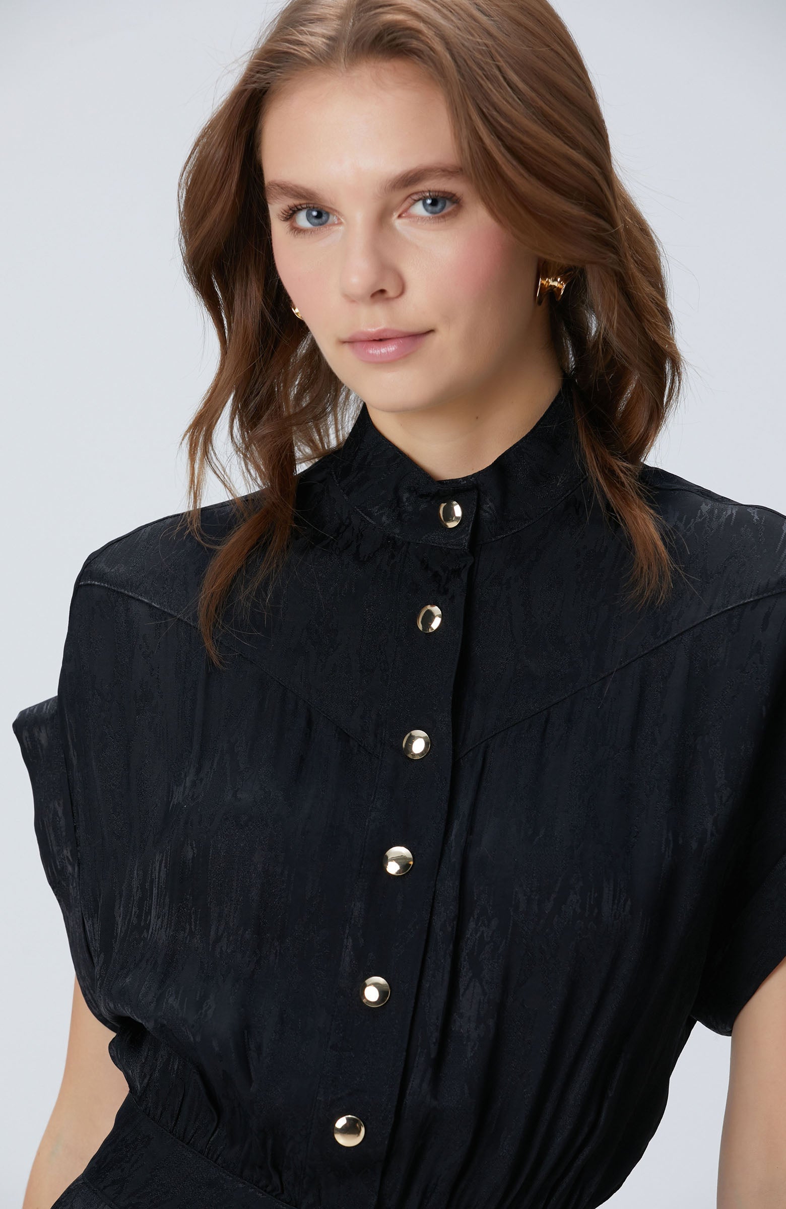 WOMEN'S Jacquard Patterned Jumpsuit