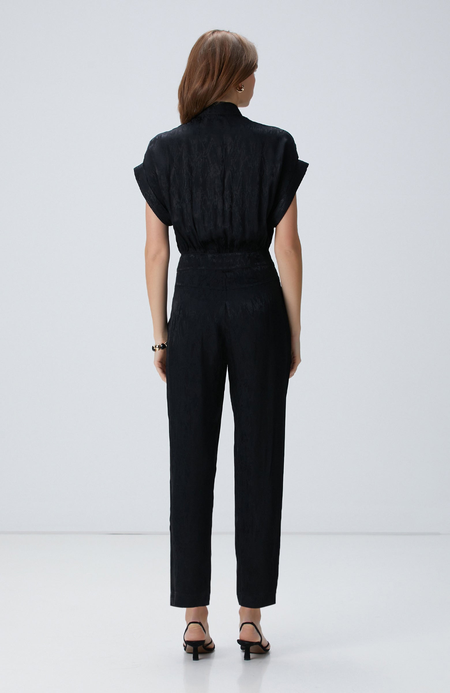 WOMEN'S Jacquard Patterned Jumpsuit