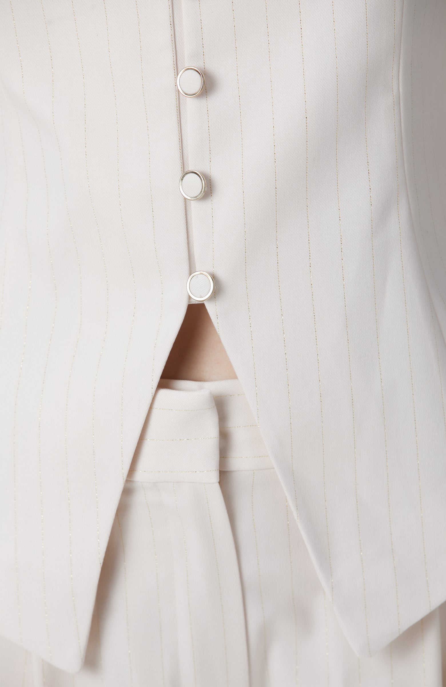 WOMEN'S Beige Long Vest