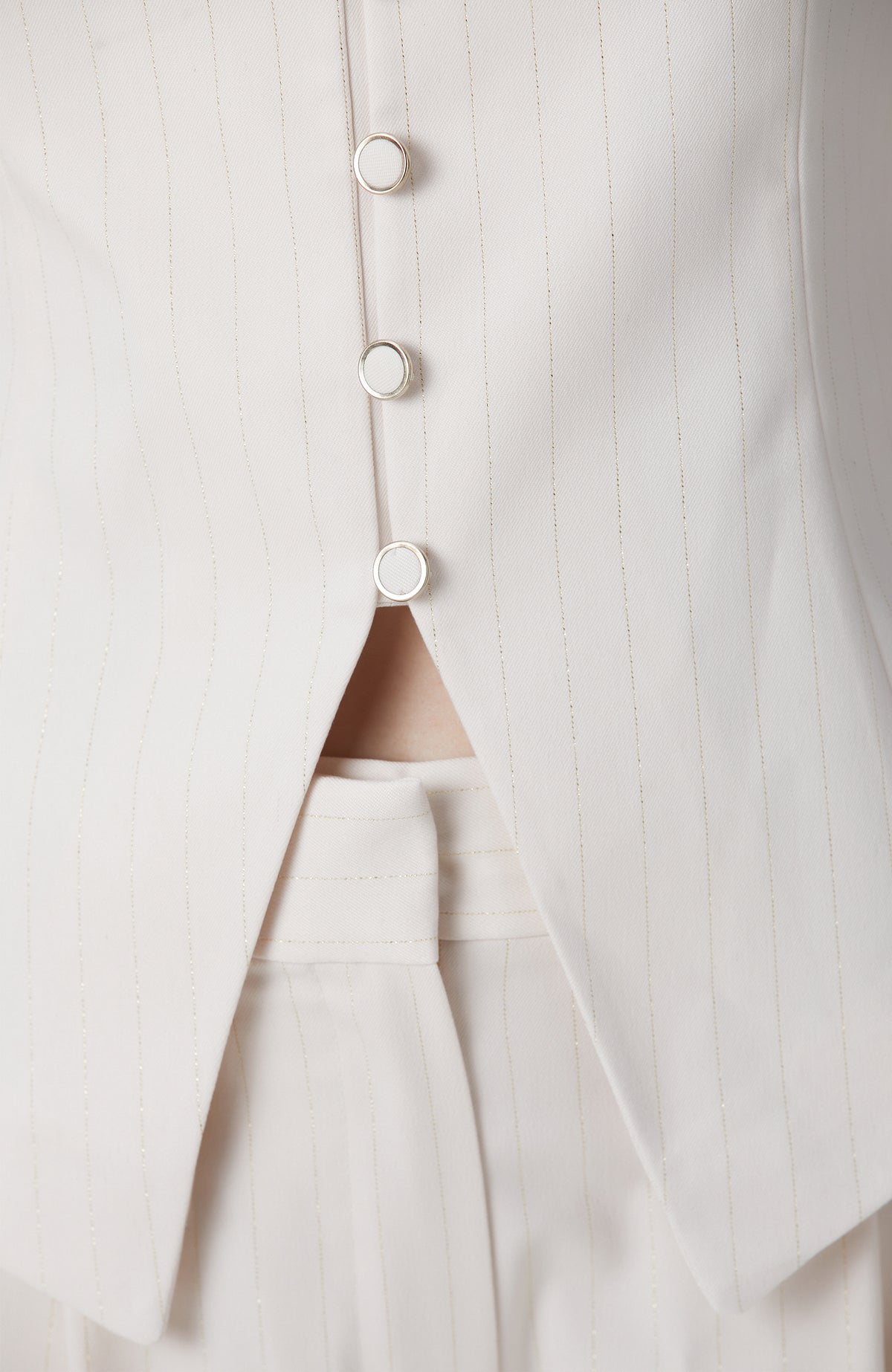 WOMEN'S Beige Long Vest