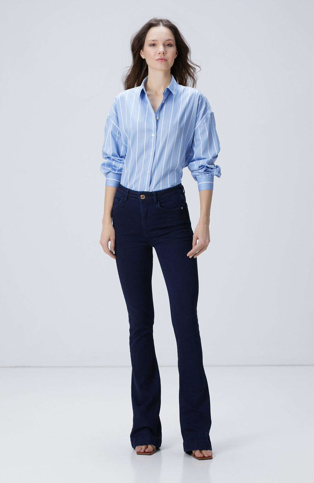 WOMEN'S Dark Navy Denim Pants