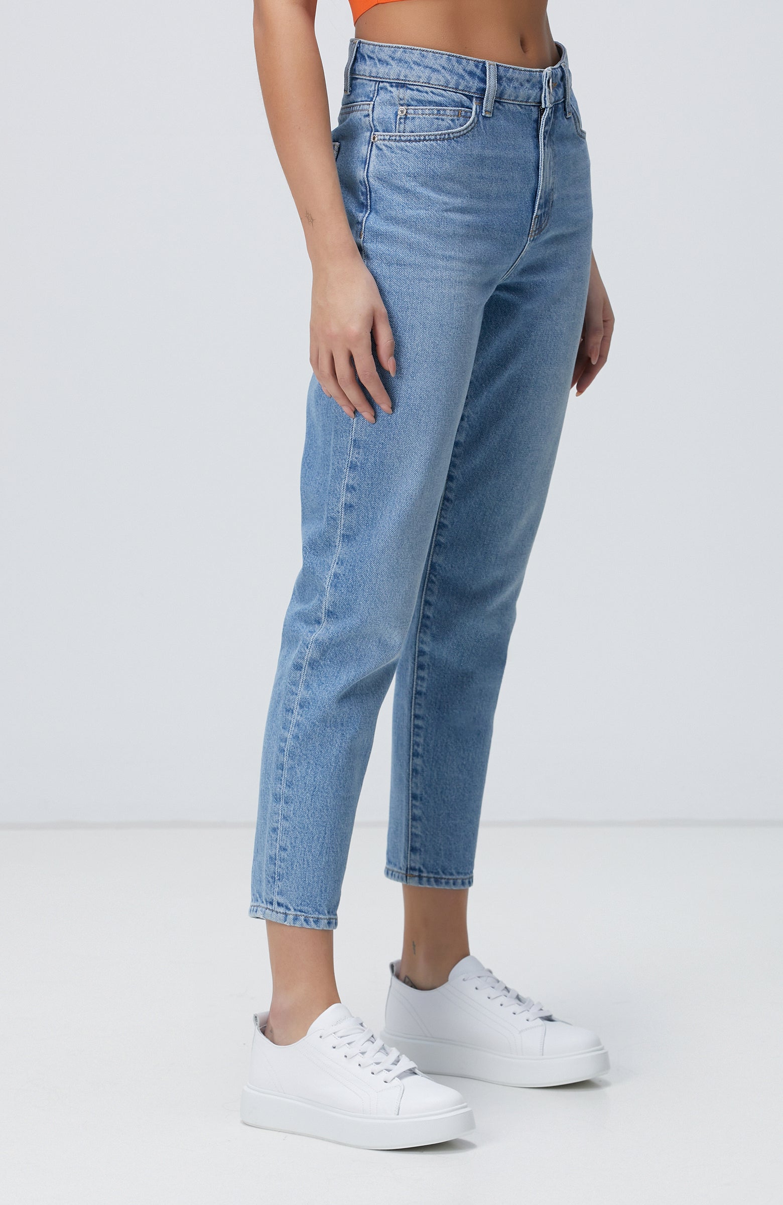 WOMEN'S Light Indigo Denim Pants