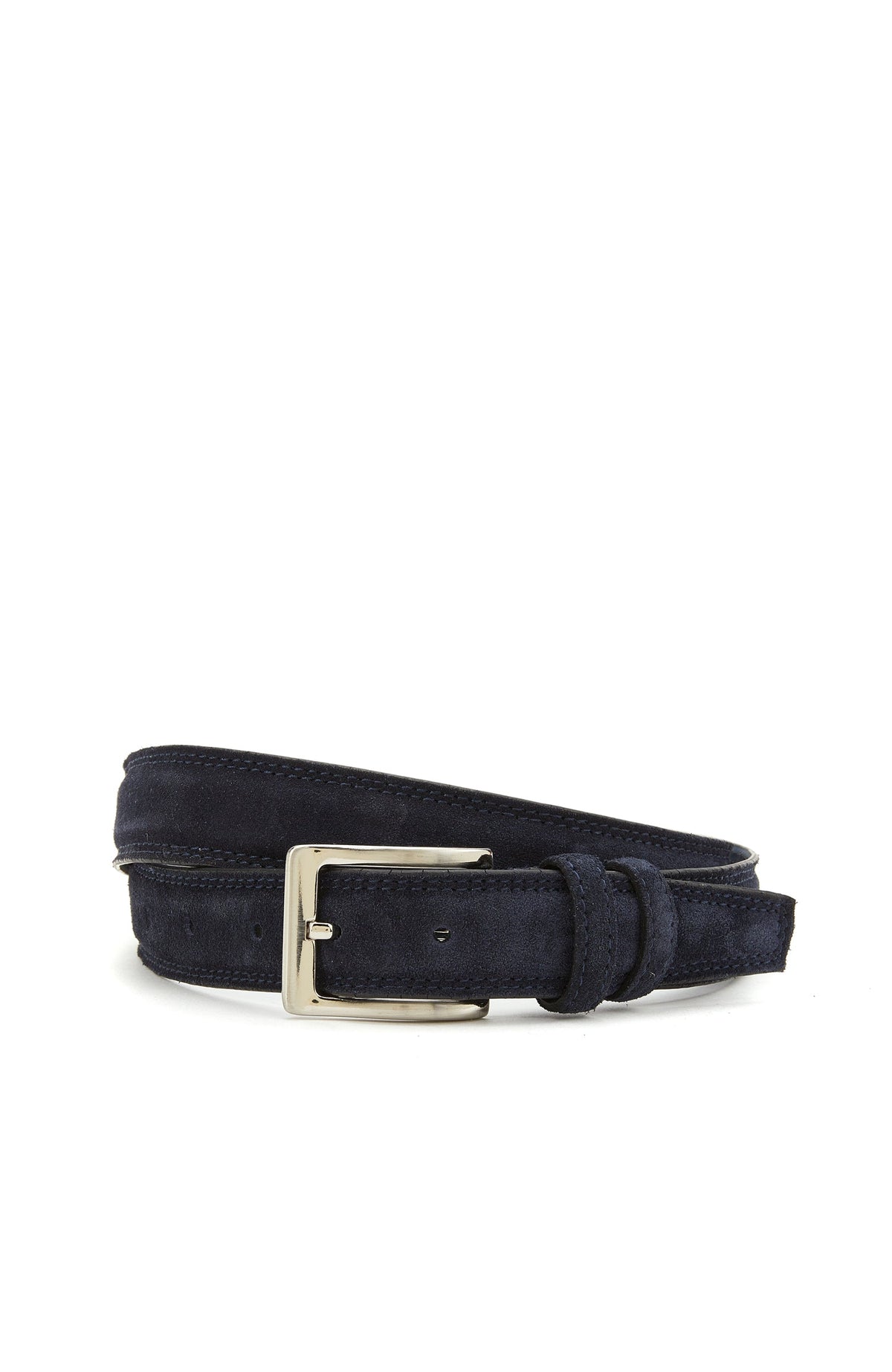 MEN'S Navy Blue Suede Belt