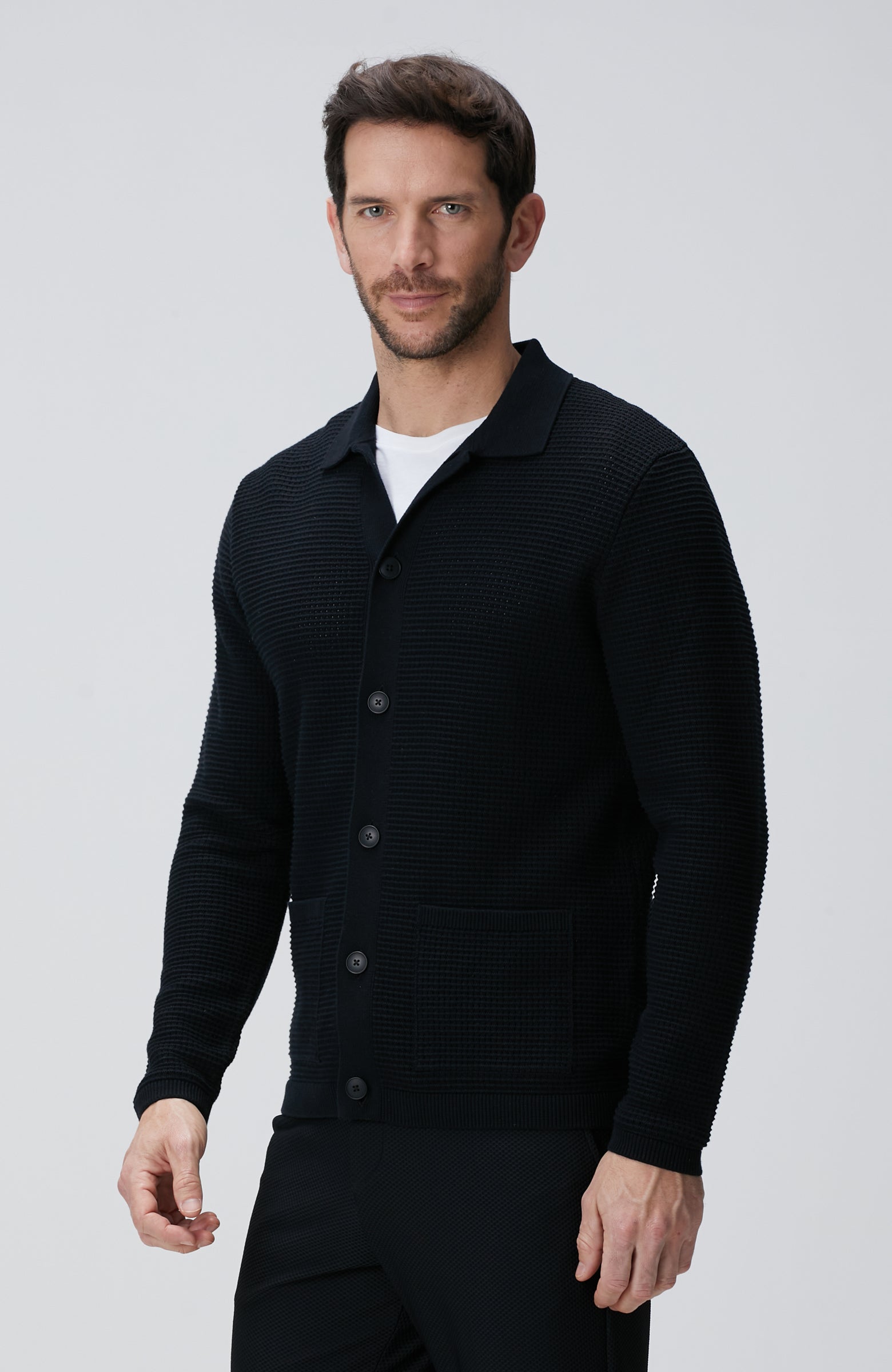 MEN'S Black Cardigan