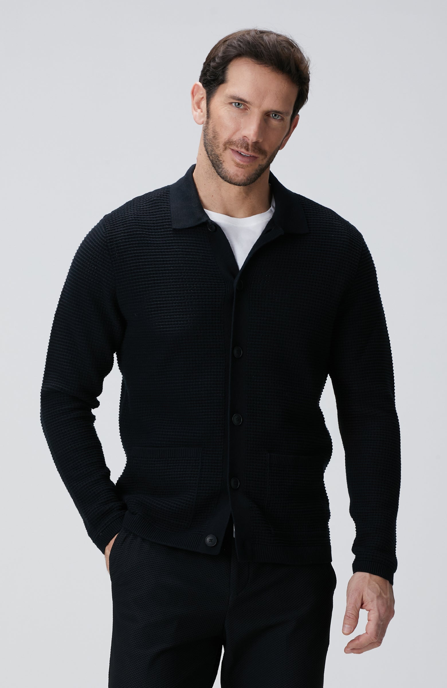 MEN'S Black Cardigan