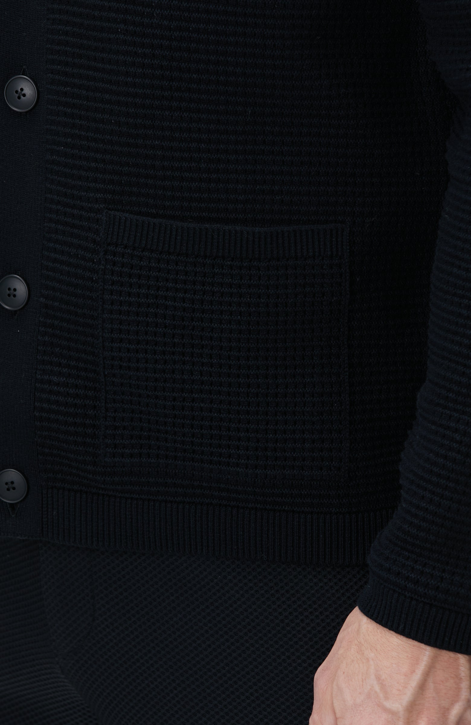 MEN'S Black Cardigan