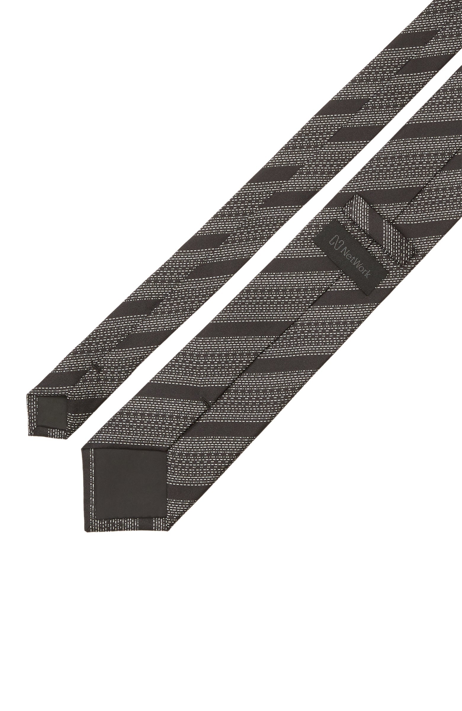 MEN'S Black Silk Tie