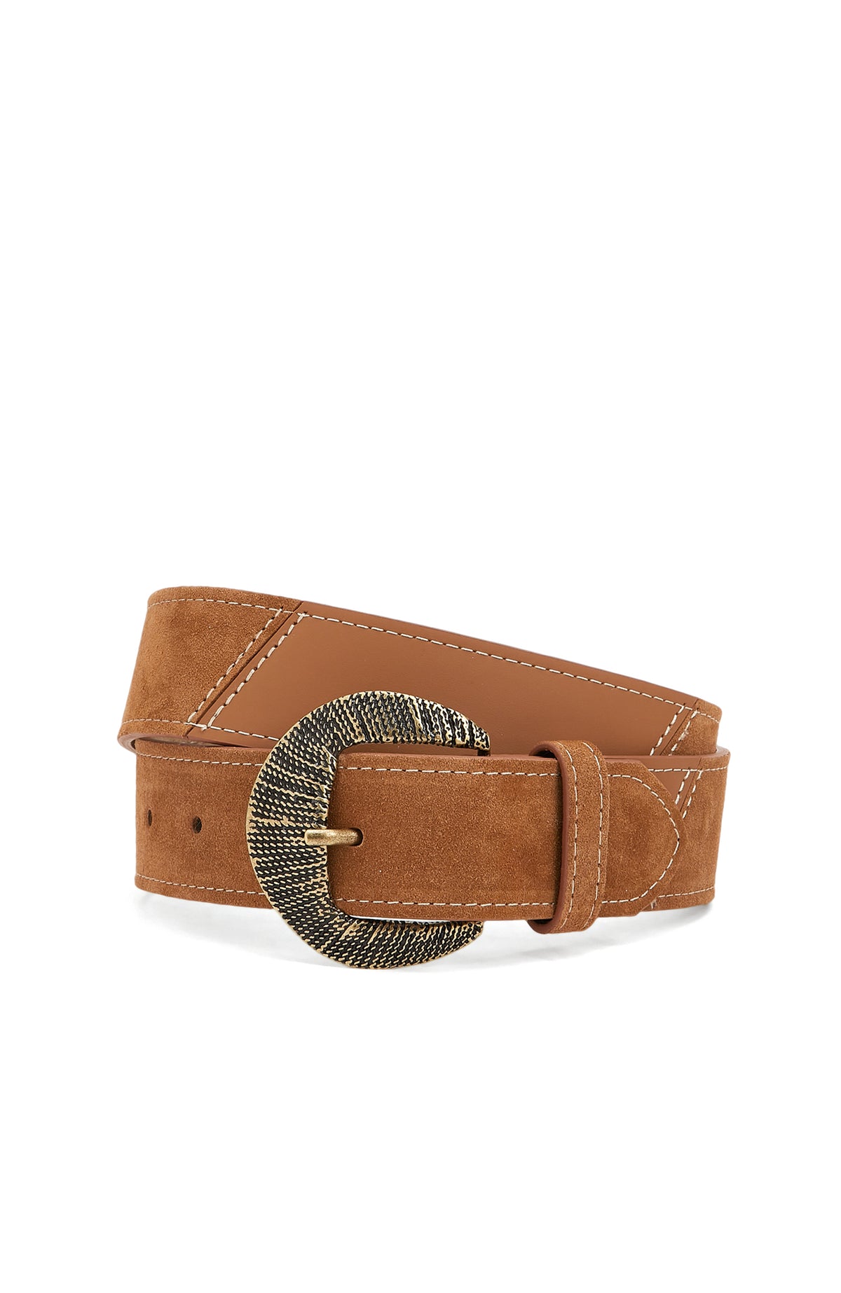 WOMEN'S Camel Suede Belt