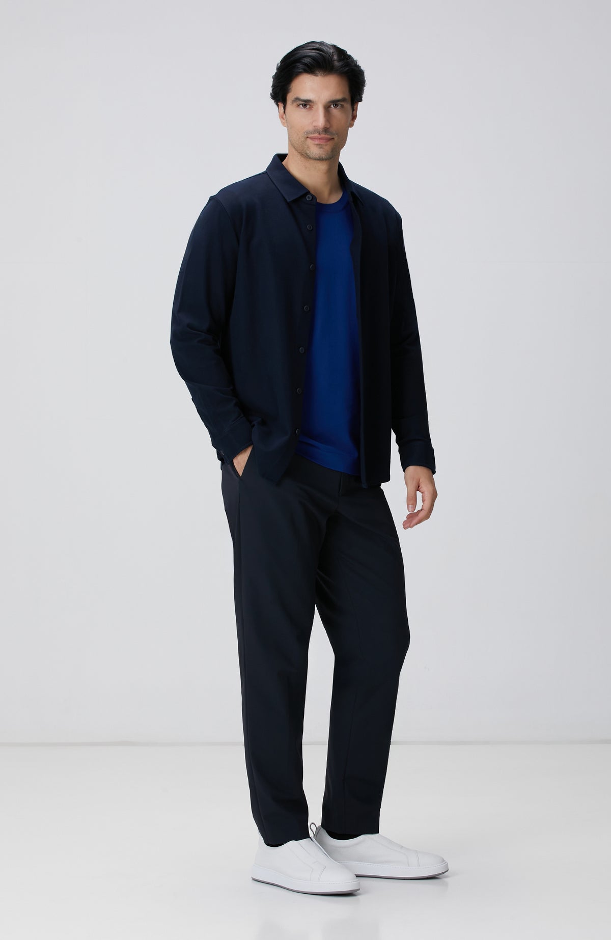 MEN'S N-Tech Navy Blue Shirt