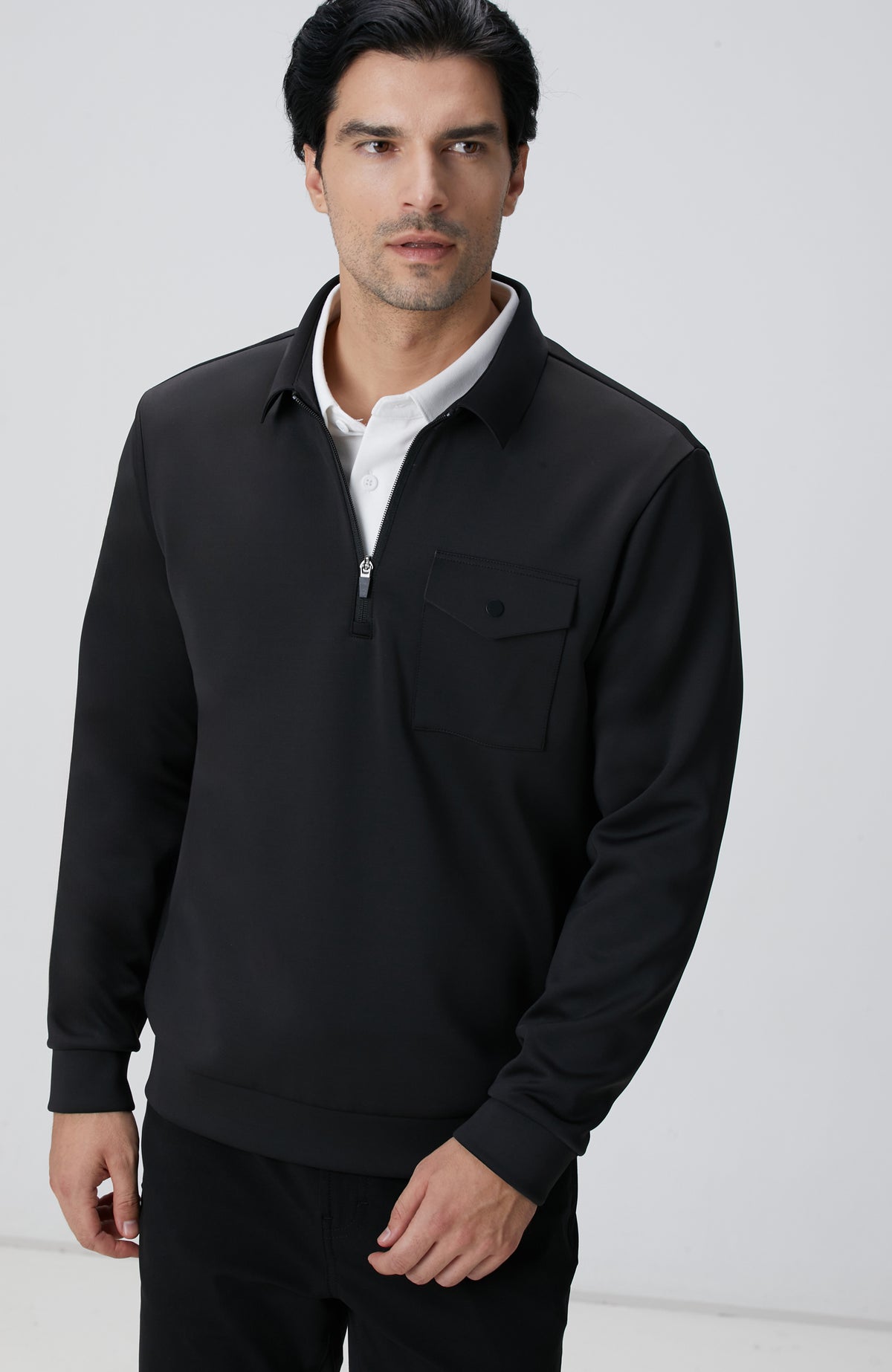 MEN'S N-Tech Black Sweatshirt